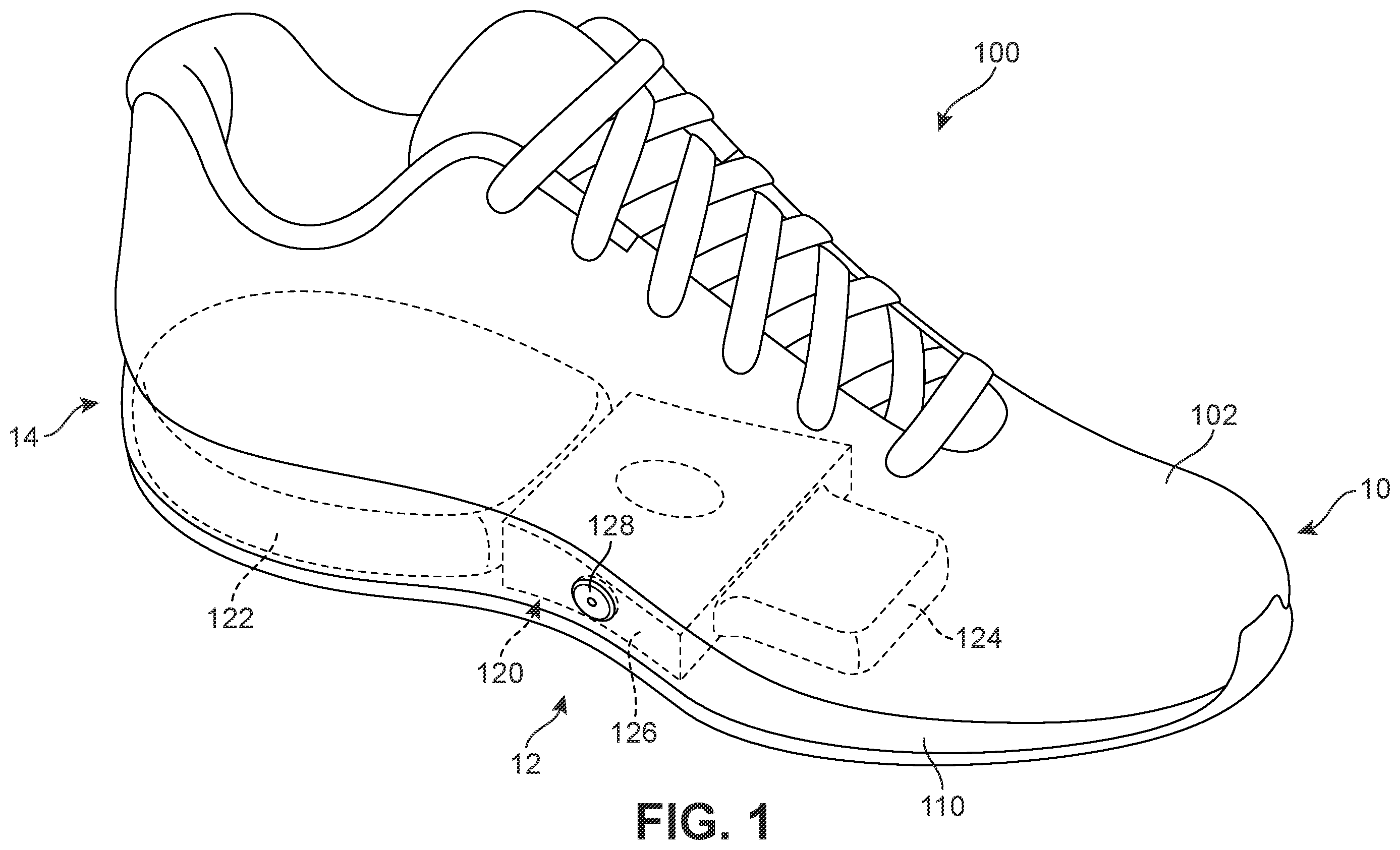 Patent US11793272 Figure 1 – Electronically controlled bladder assembly