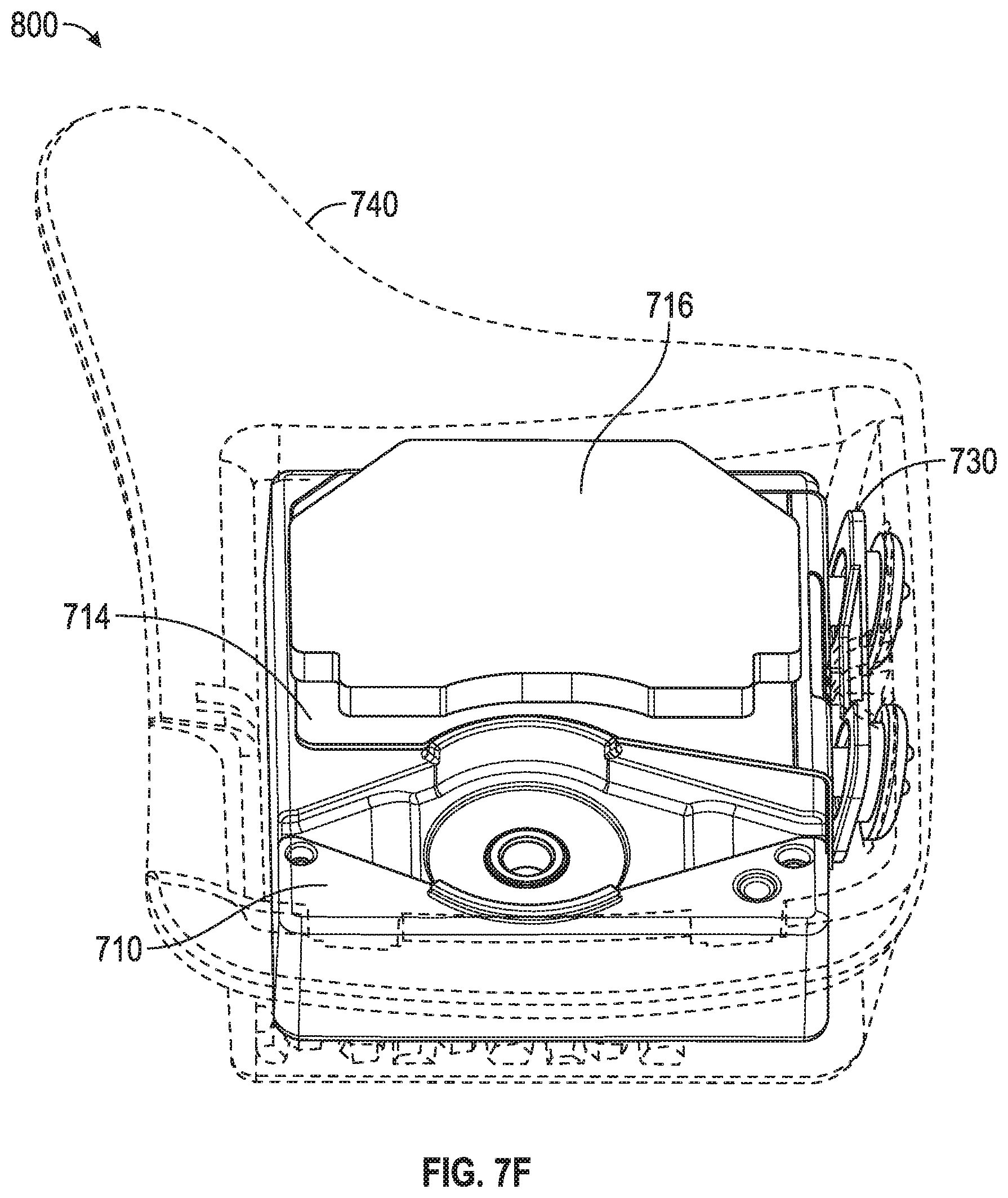 Patent US11793276 Figure 15 – Lacing engine support structures for automated footwear platform