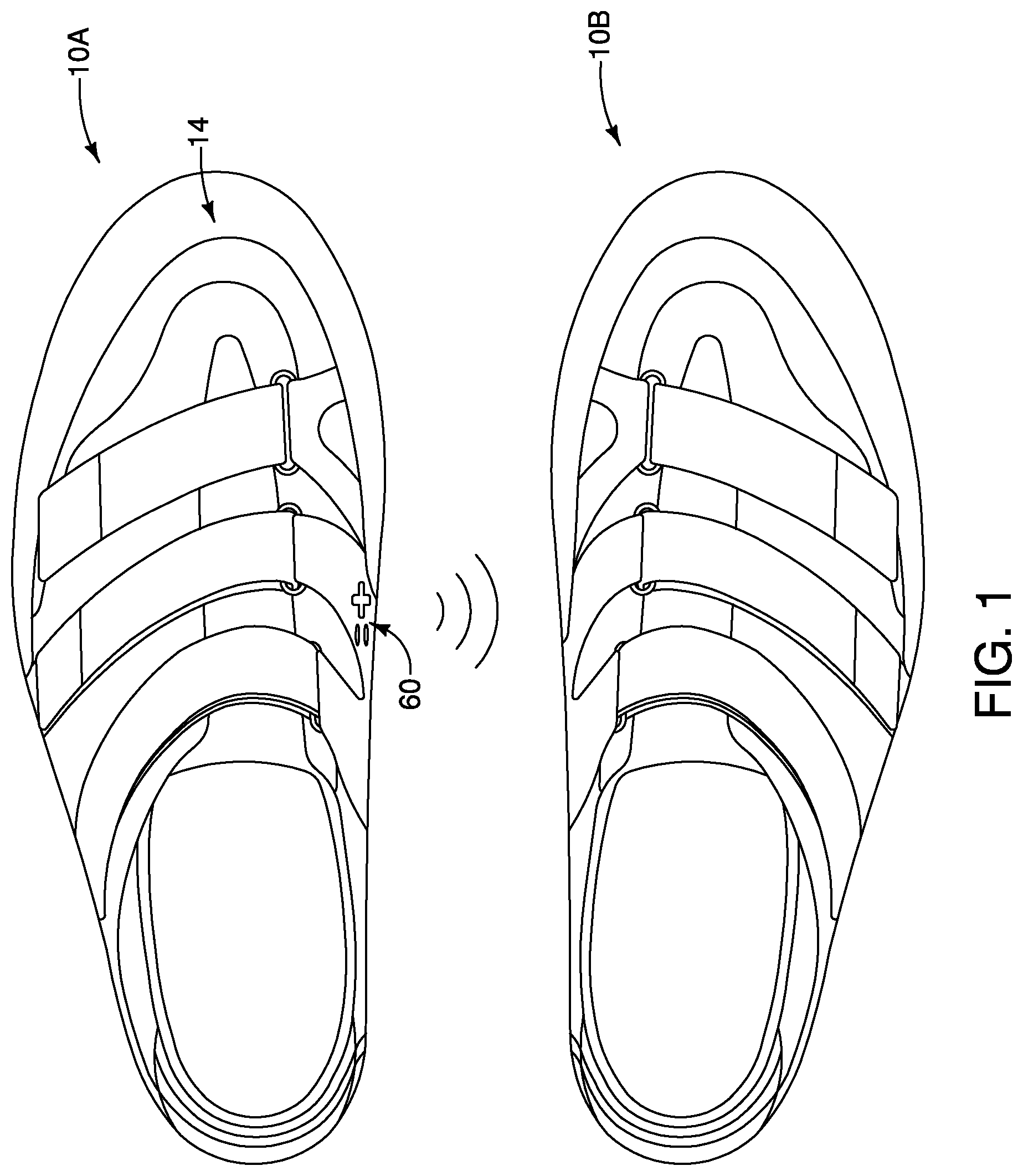 Patent US11793277 — Cleat adapter assembly for cycling shoe — Figure 1