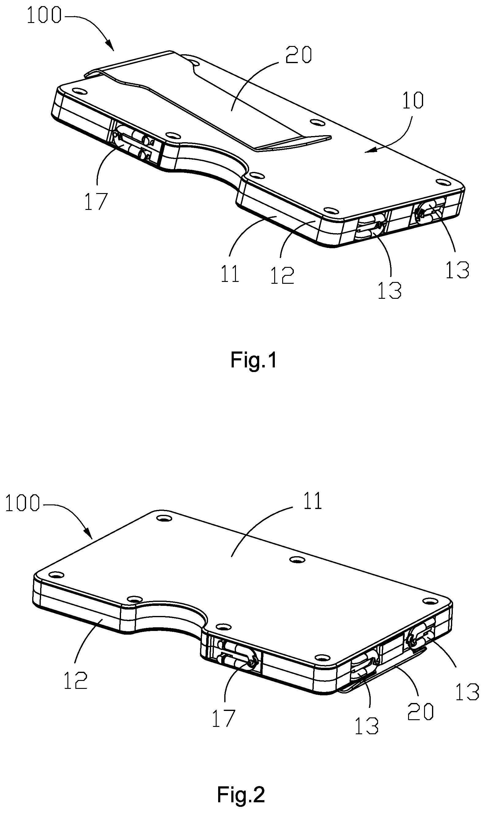 Patent US11793283 — Card holder — Figure 1