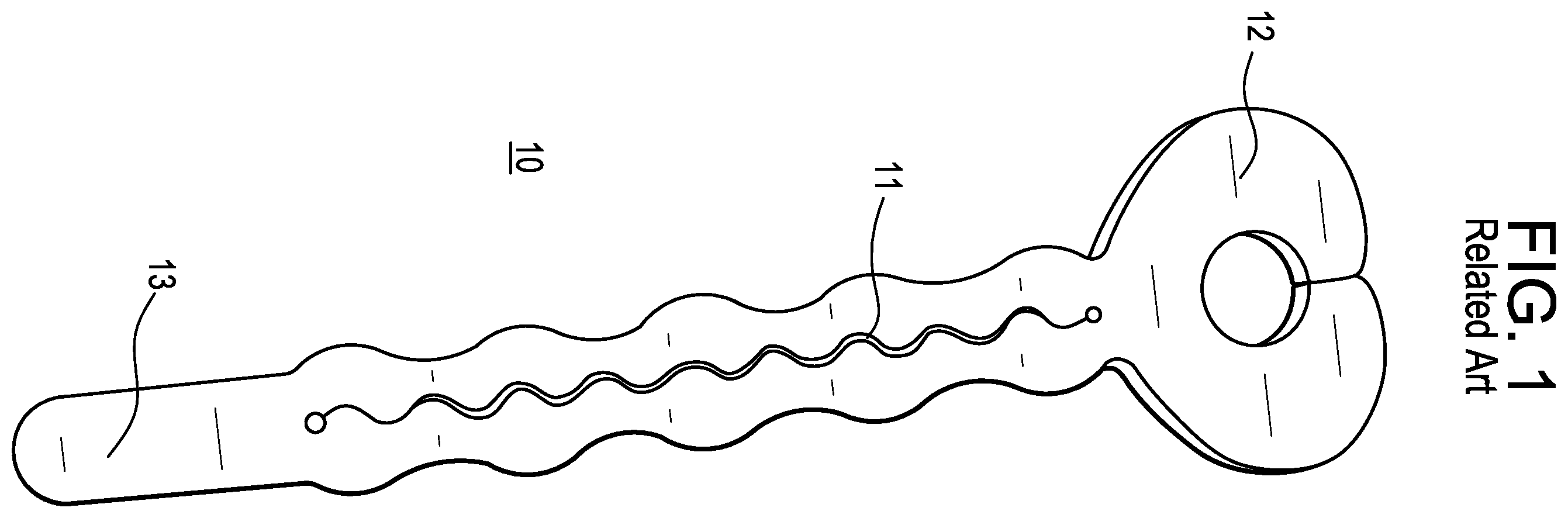 Patent US11793288 — Resilient fiber retainers and methods of externally wrapping and shaping fiber with the same — Figure 1