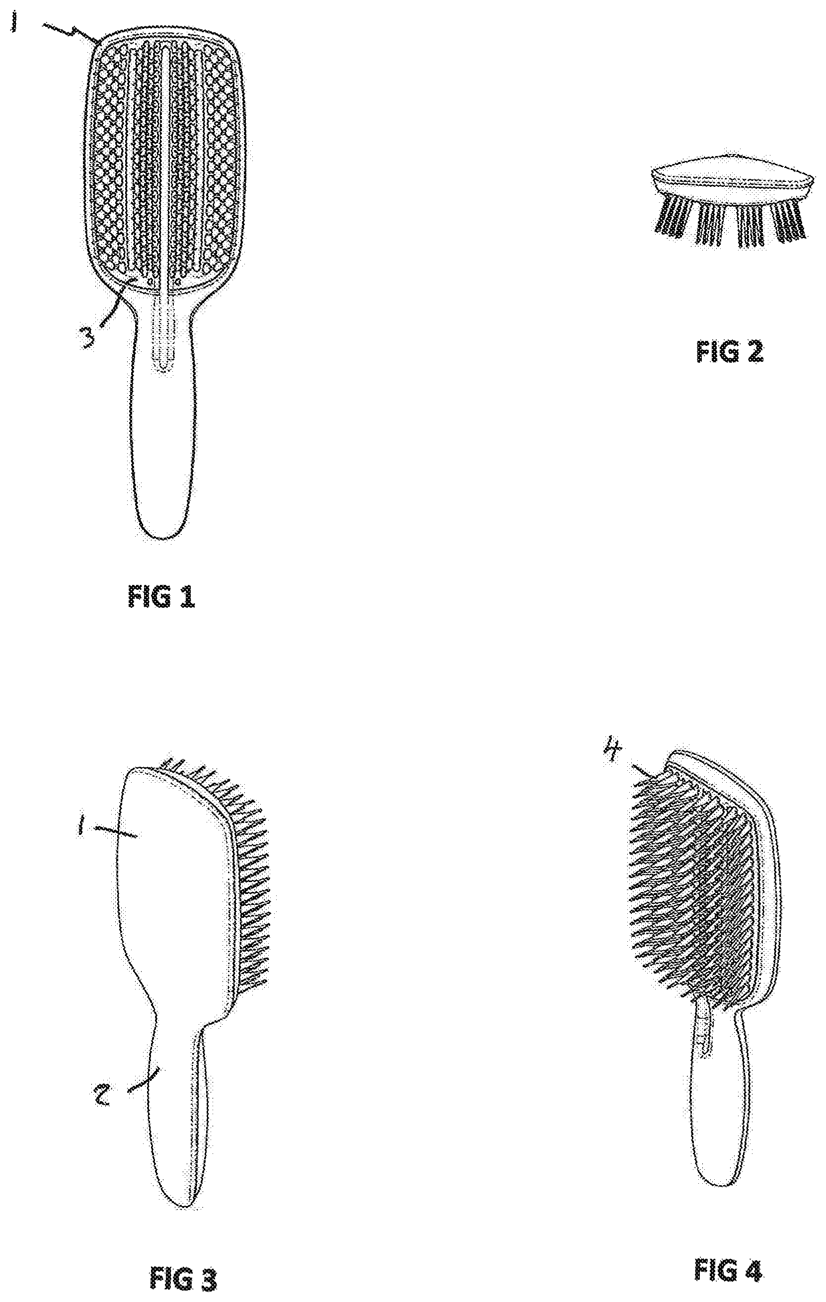 Patent US11793298 — Hair brush — Figure 1
