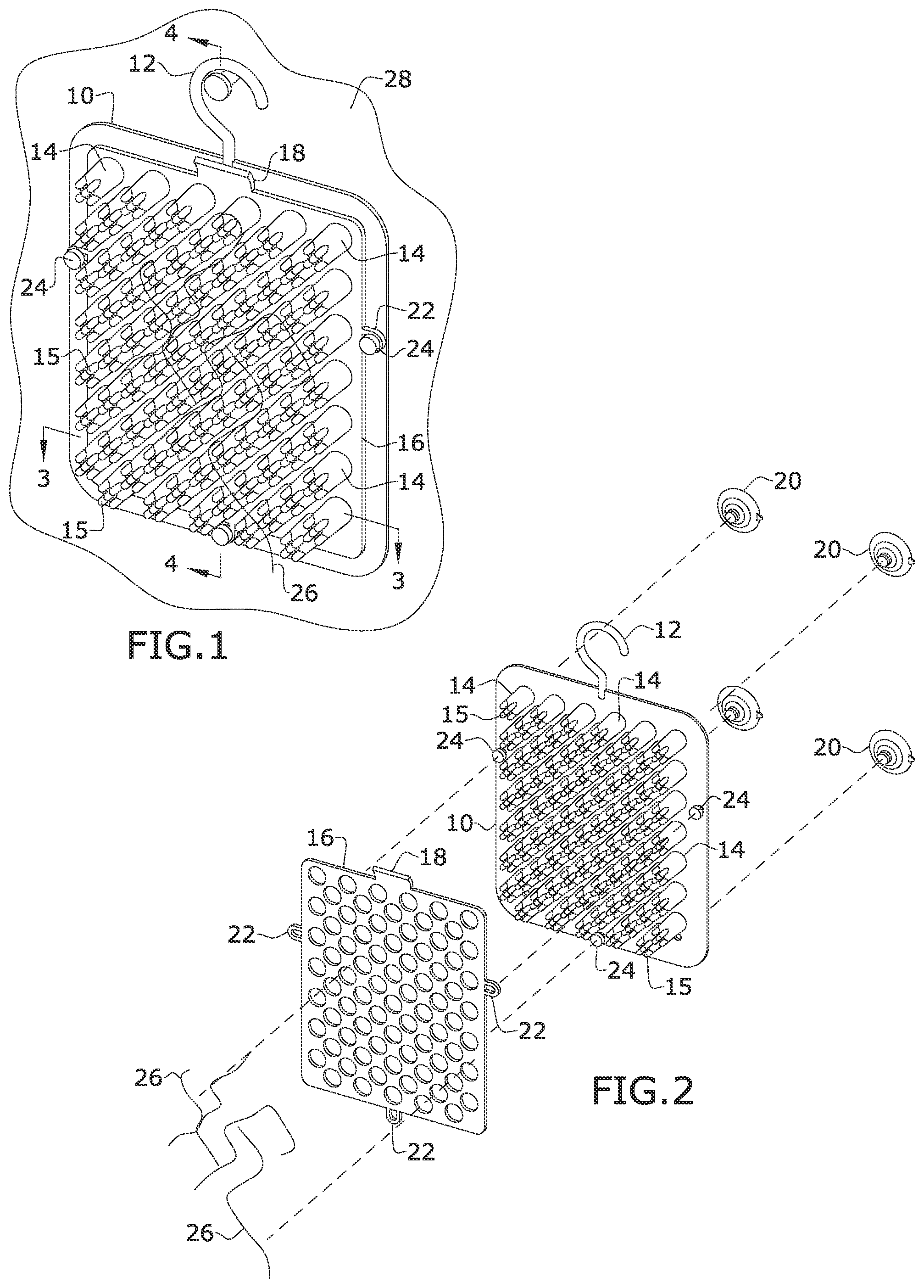 Patent US11793299 — Shed hair collection device — Figure 1
