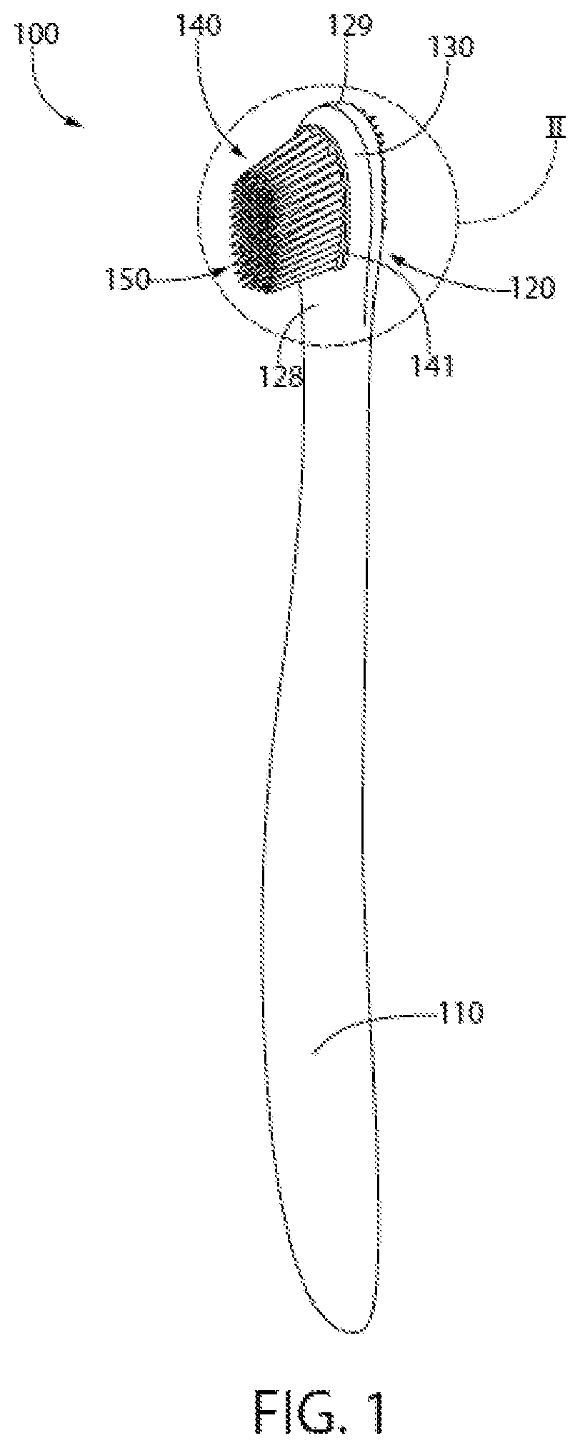 Patent US11793300 — Oral care implement — Figure 1