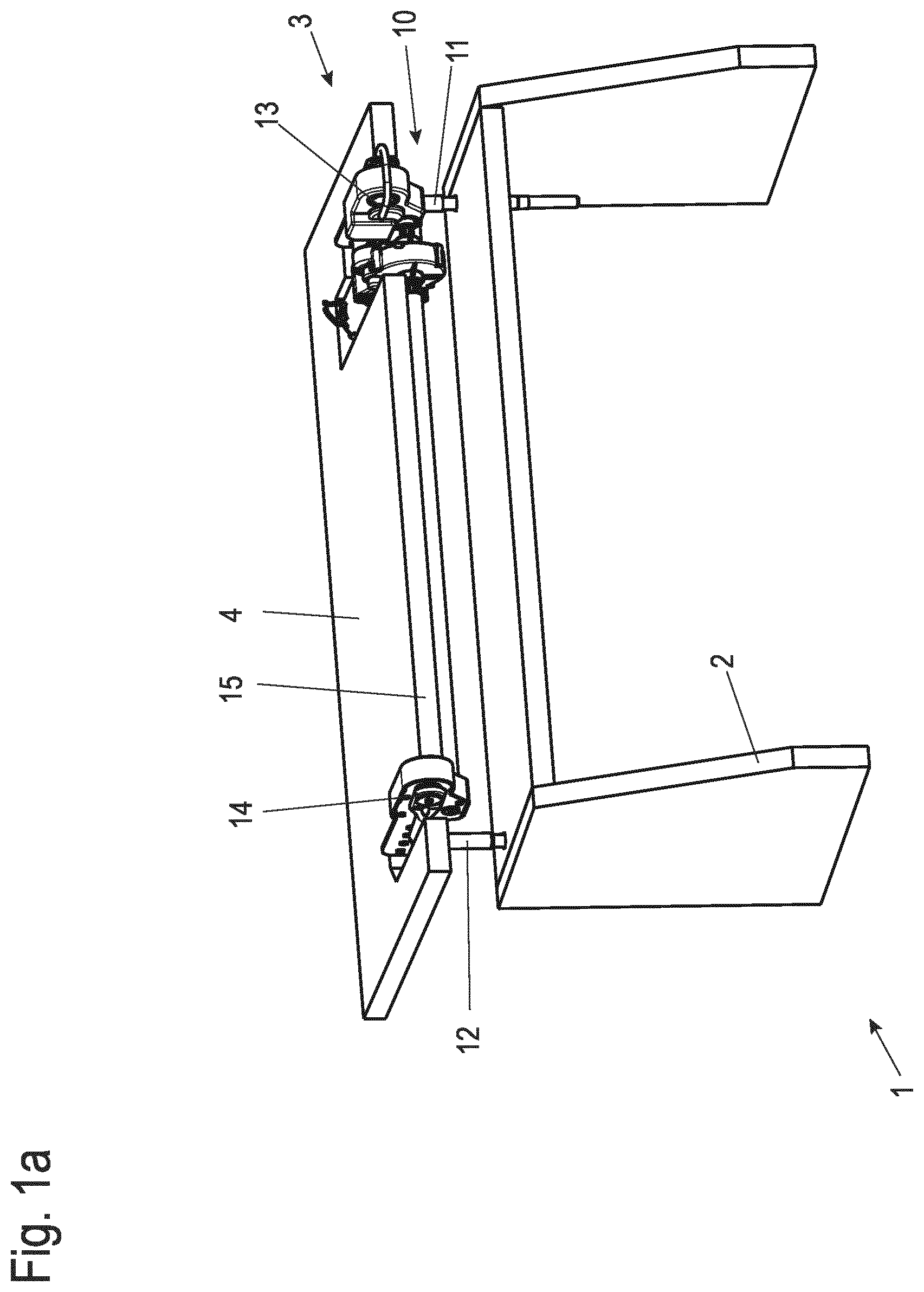 Patent US11793312 — Electromotor adjusting unit for adjusting the inclination of a support part of an item of seating furniture — Figure 1