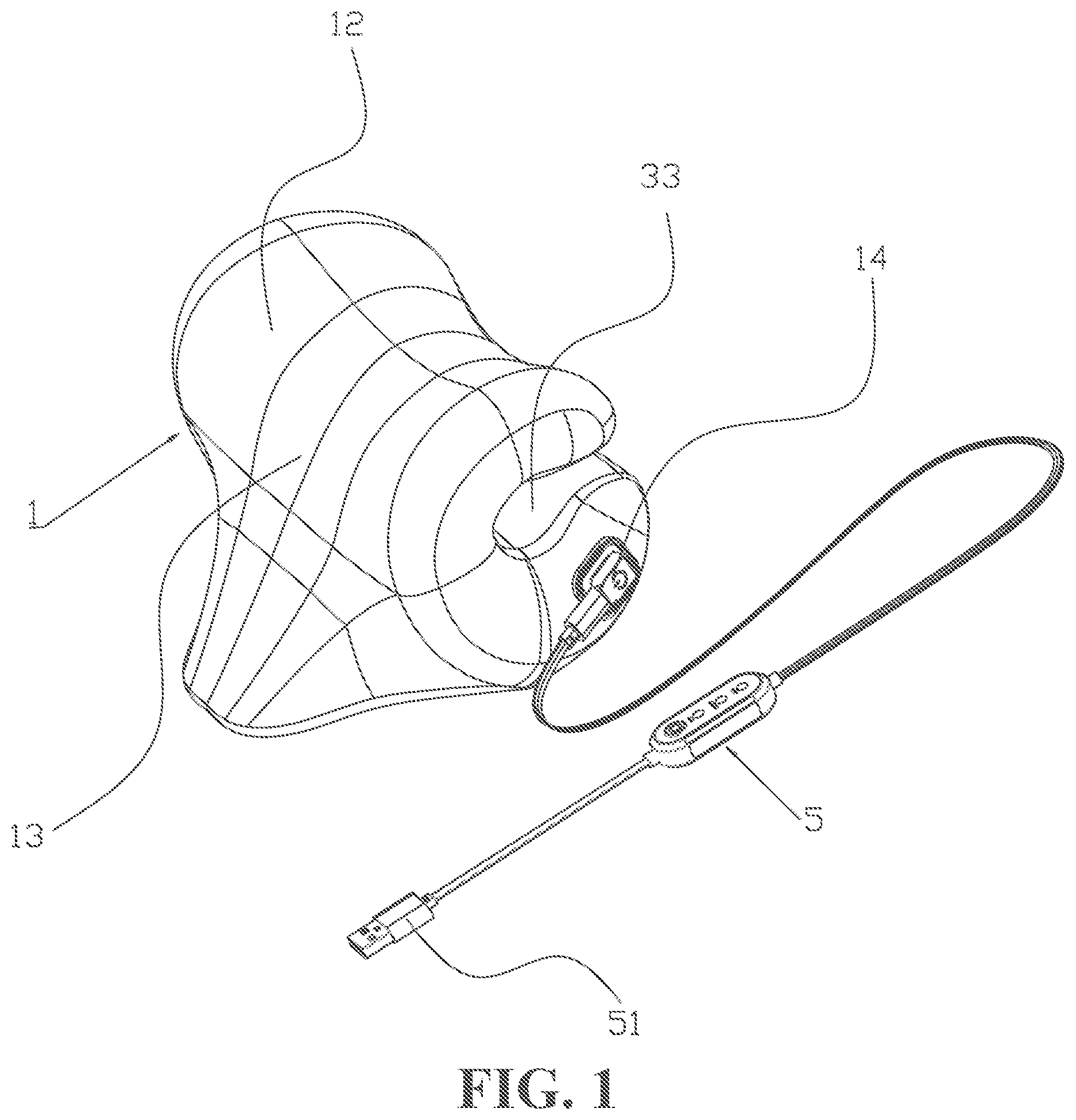 Patent US11793334 — Protective case of cervical traction pillow and cervical traction pillow — Figure 1