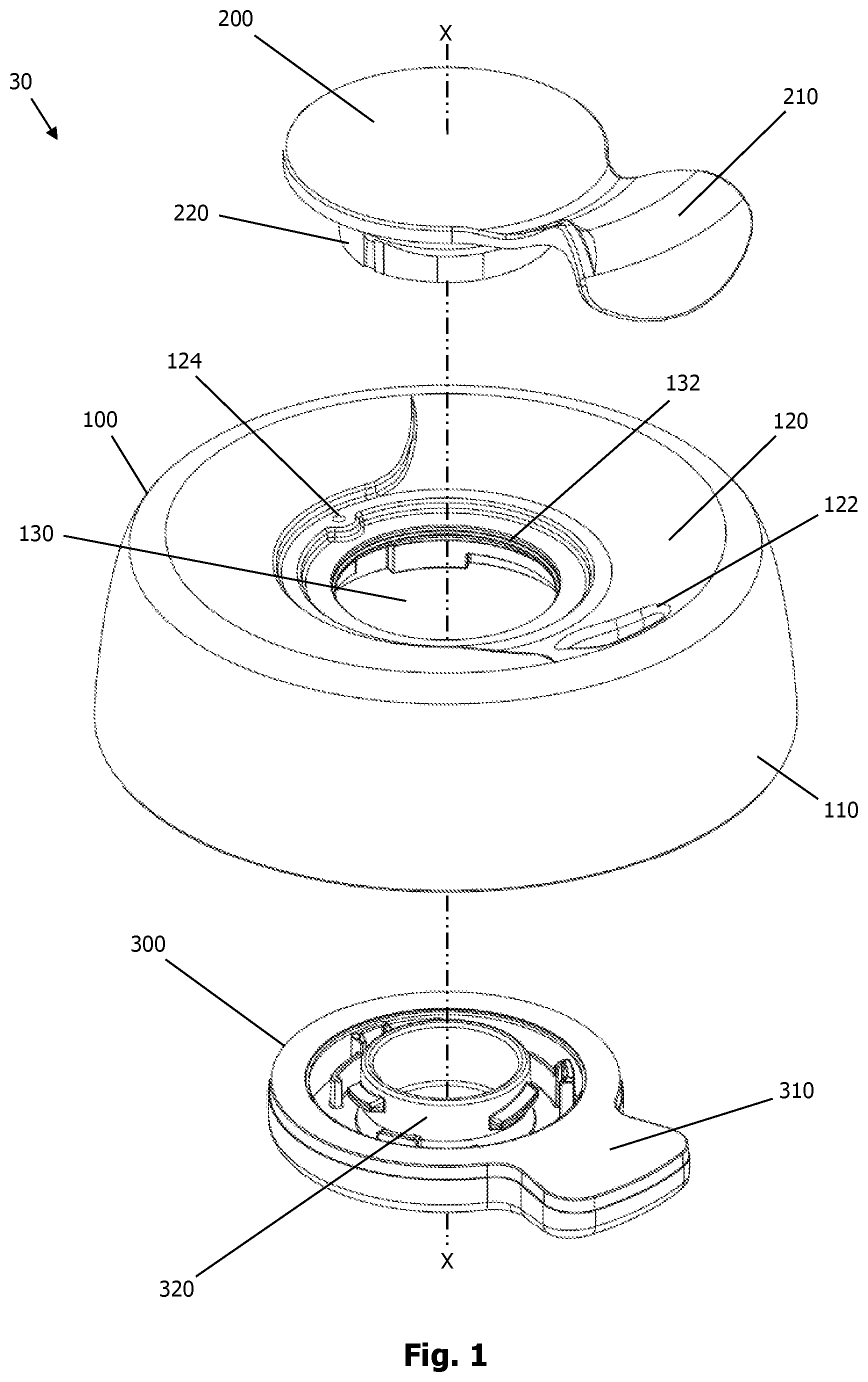 Patent US11793337 — Beverage cup and closure therefor — Figure 1