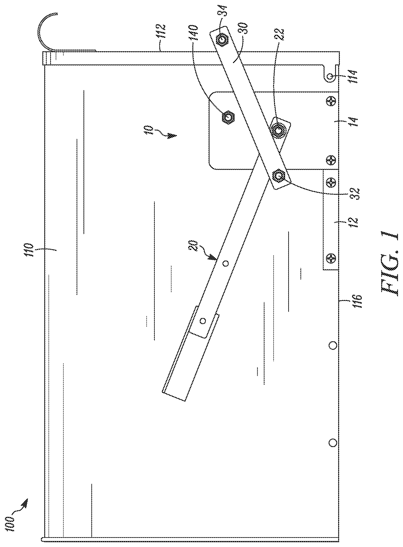 Patent US11793341 — Mailbox delivery alert system and methods — Figure 1