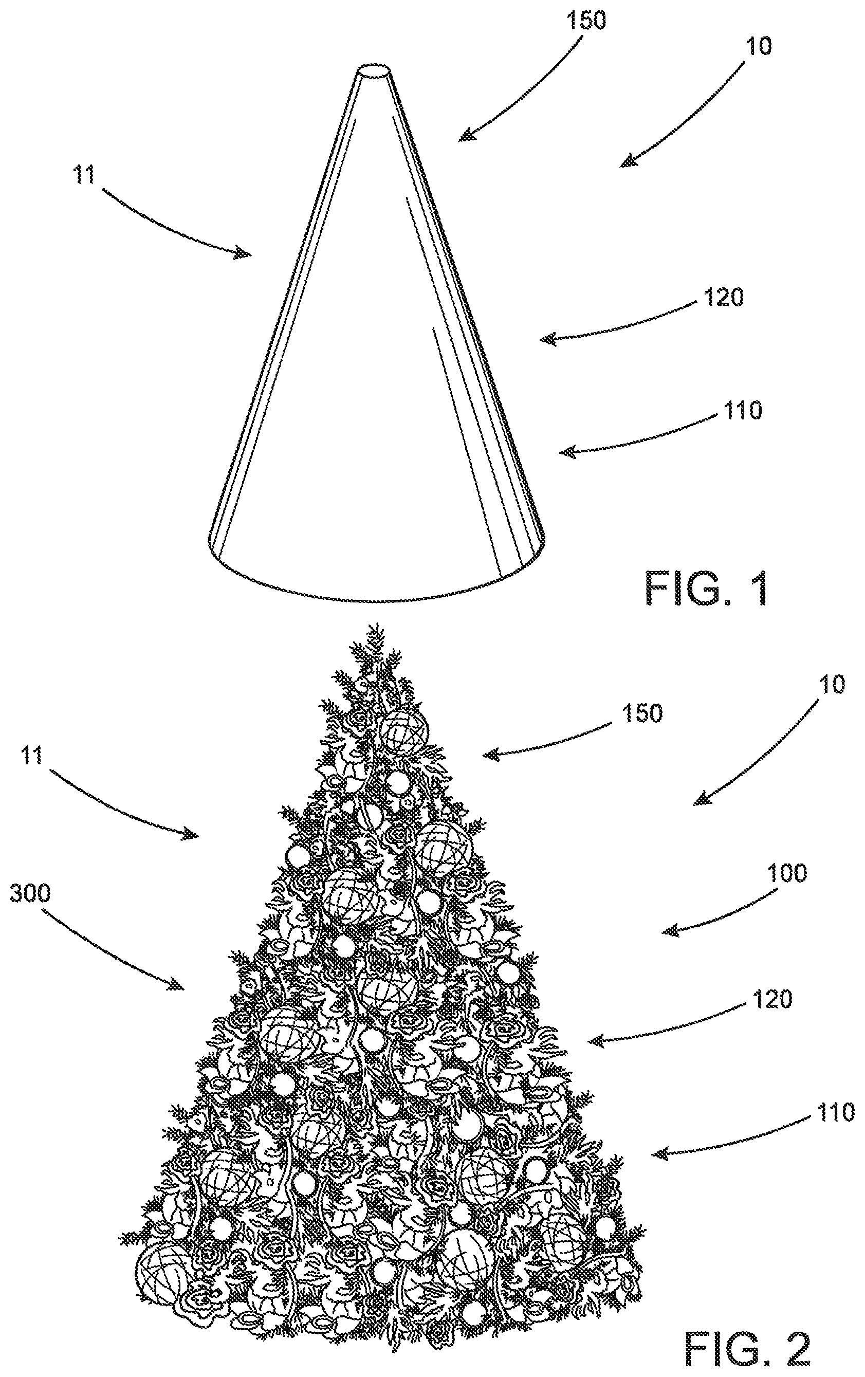 Patent US11793343 — Artificial tree assembly — Figure 1
