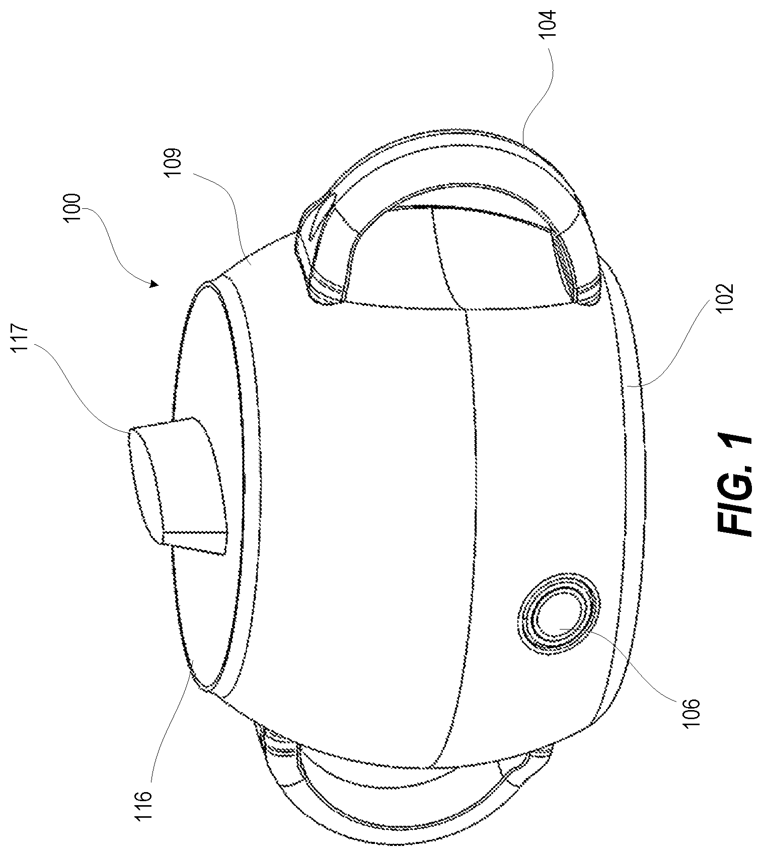 Patent US11793353 — Heating container — Figure 1
