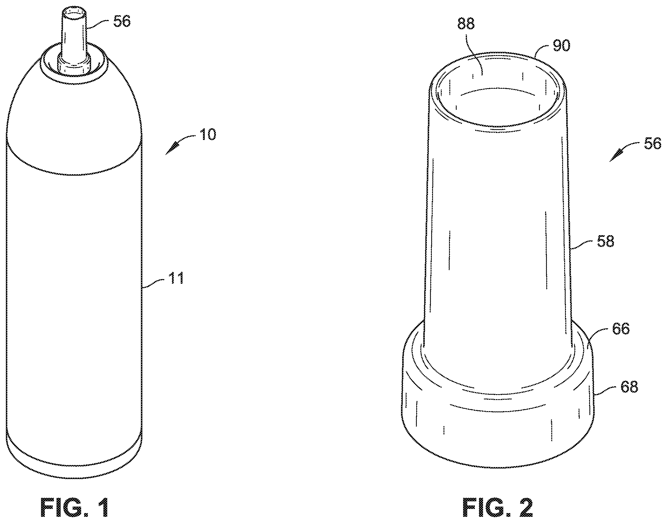 Patent US11793358 — Formulation and dispenser systems for beverage foam toppings — Figure 1