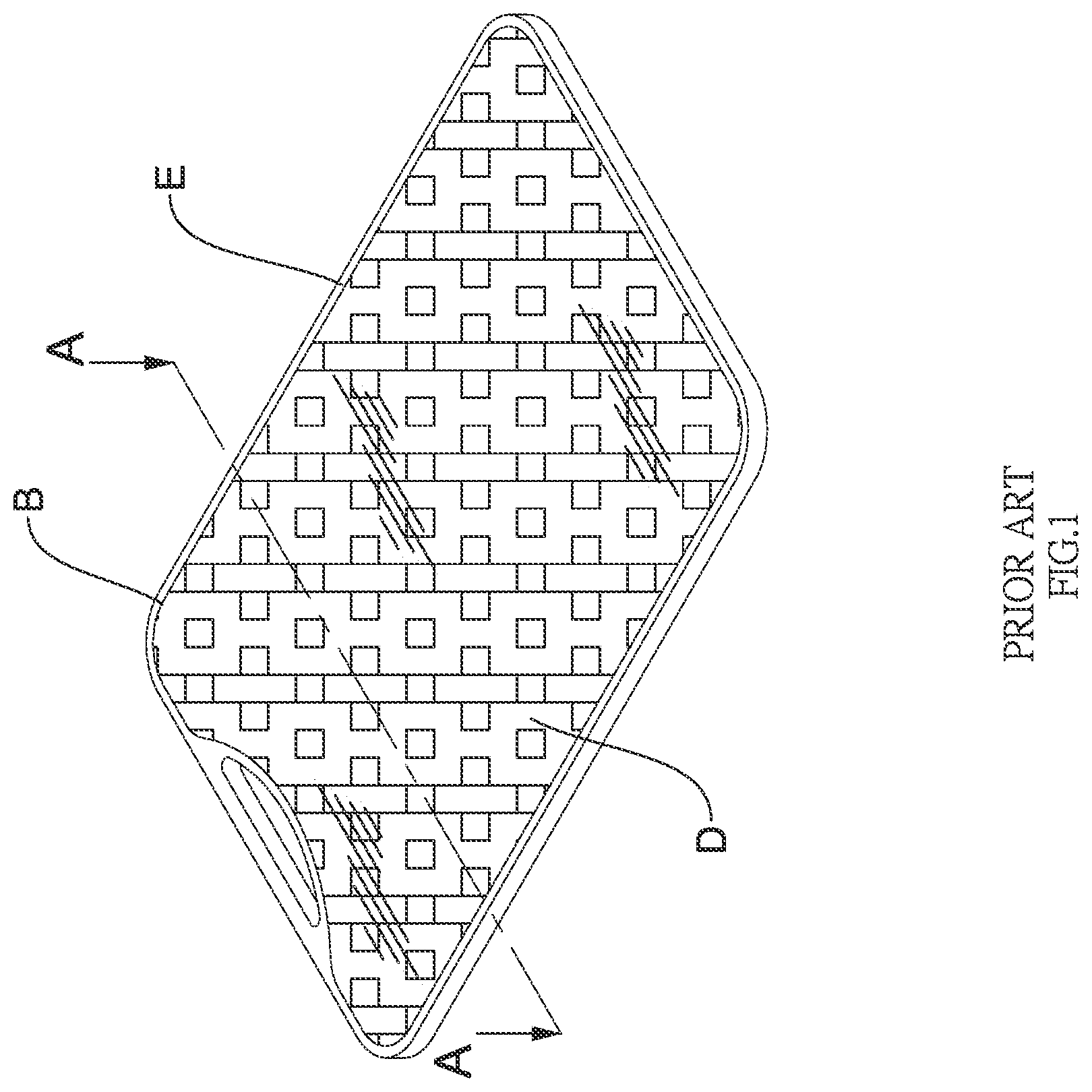 Patent US11793360 — Anti-slip and safe chopping board structure having composite sandwich — Figure 1