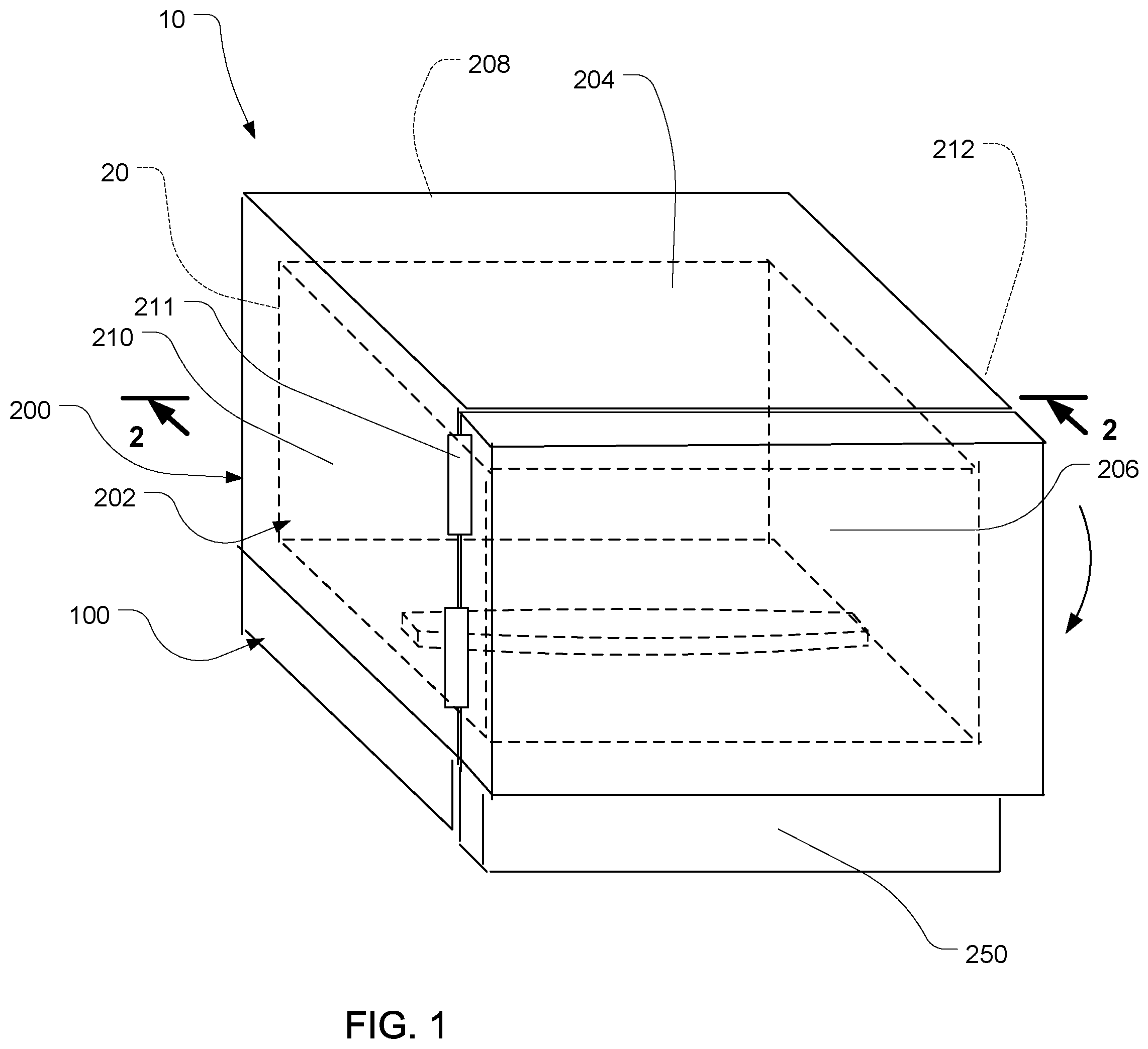 Patent US11793387 — Portable dishwasher — Figure 1
