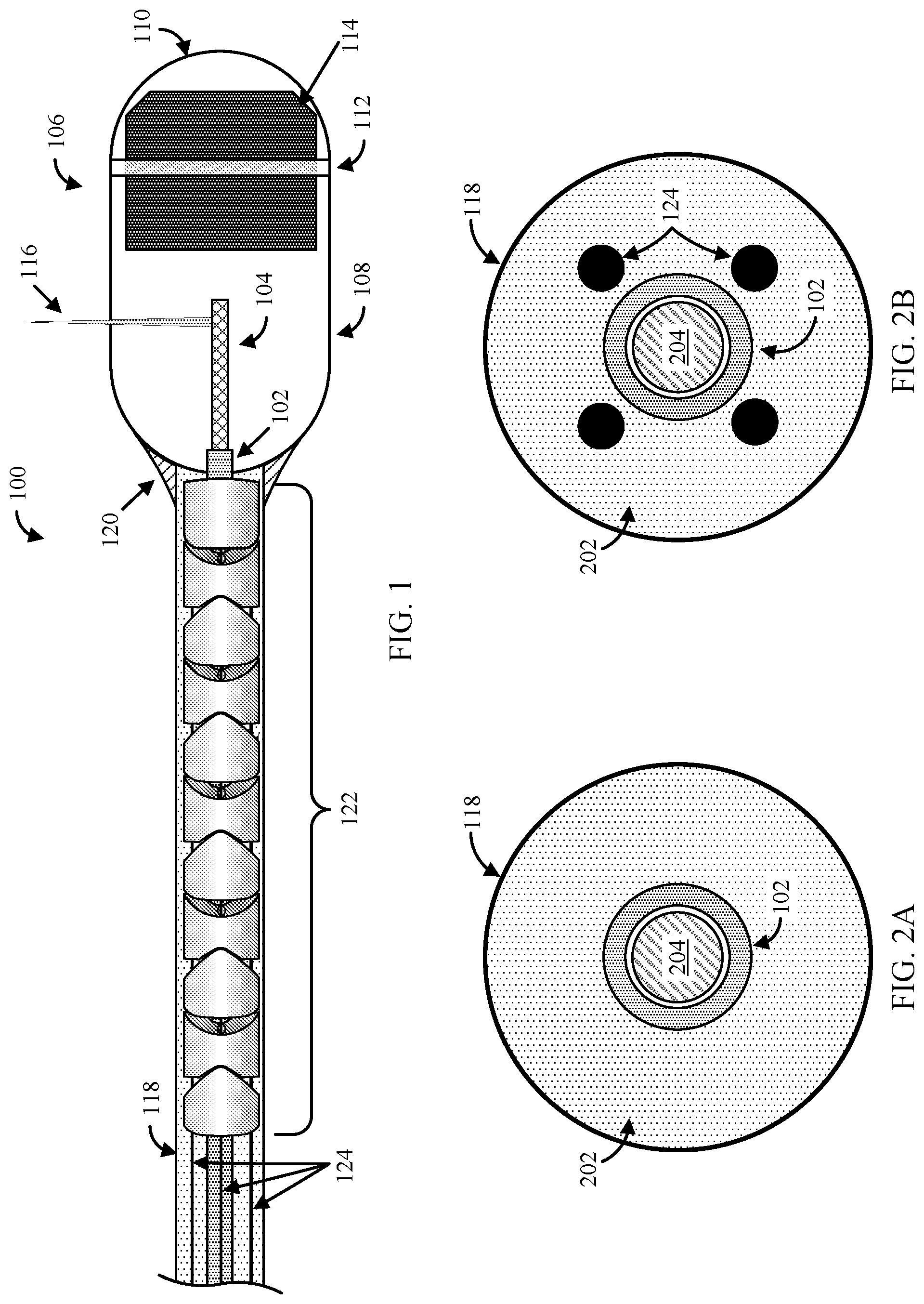 Patent US11793396 — Devices, systems, and methods for advancing and positioning tethered capsule microendoscopes — Figure 1