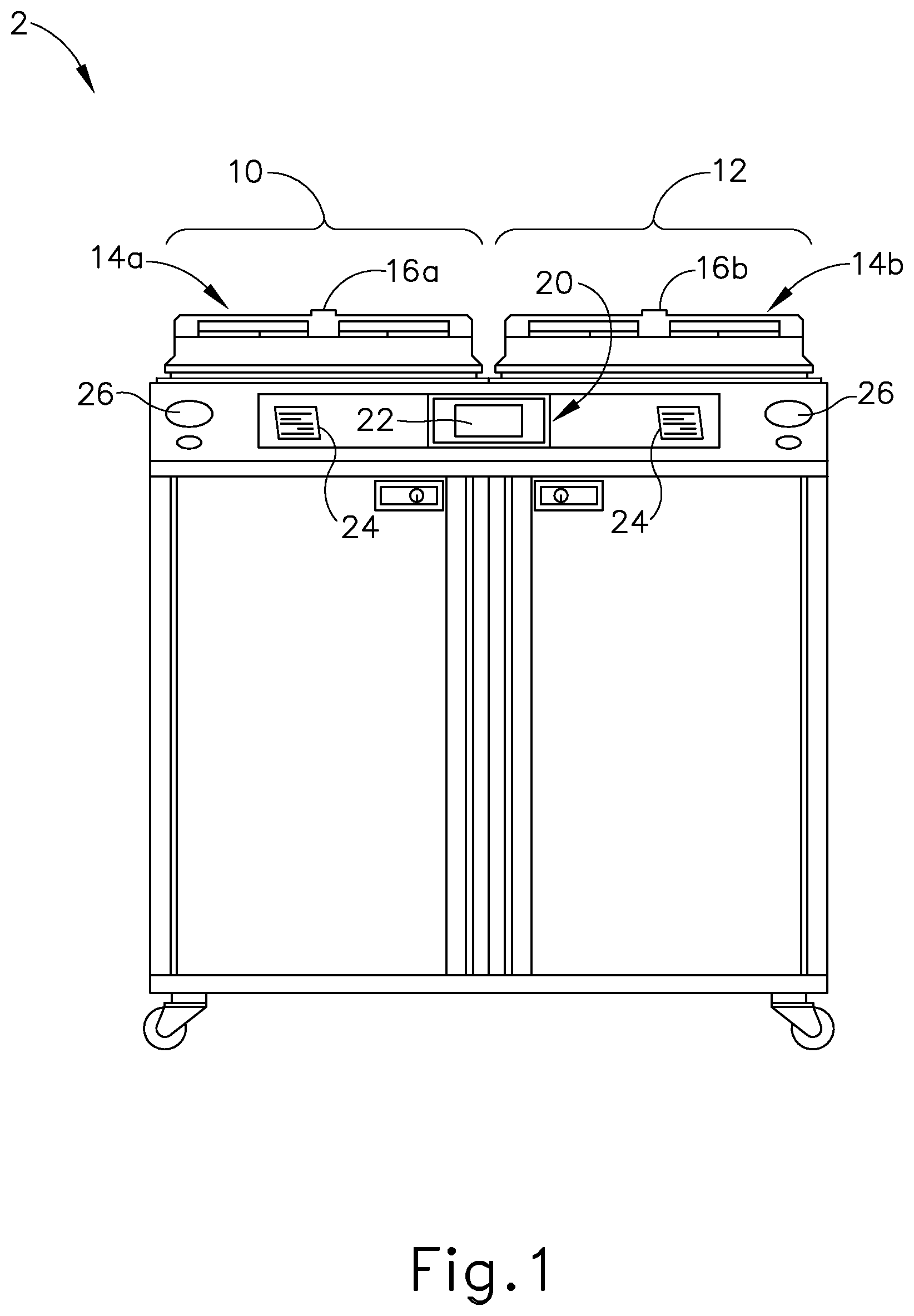 Patent US11793401 Figure 1 – Apparatus and method to asynchronously fill and purge channels of endoscope simultaneously
