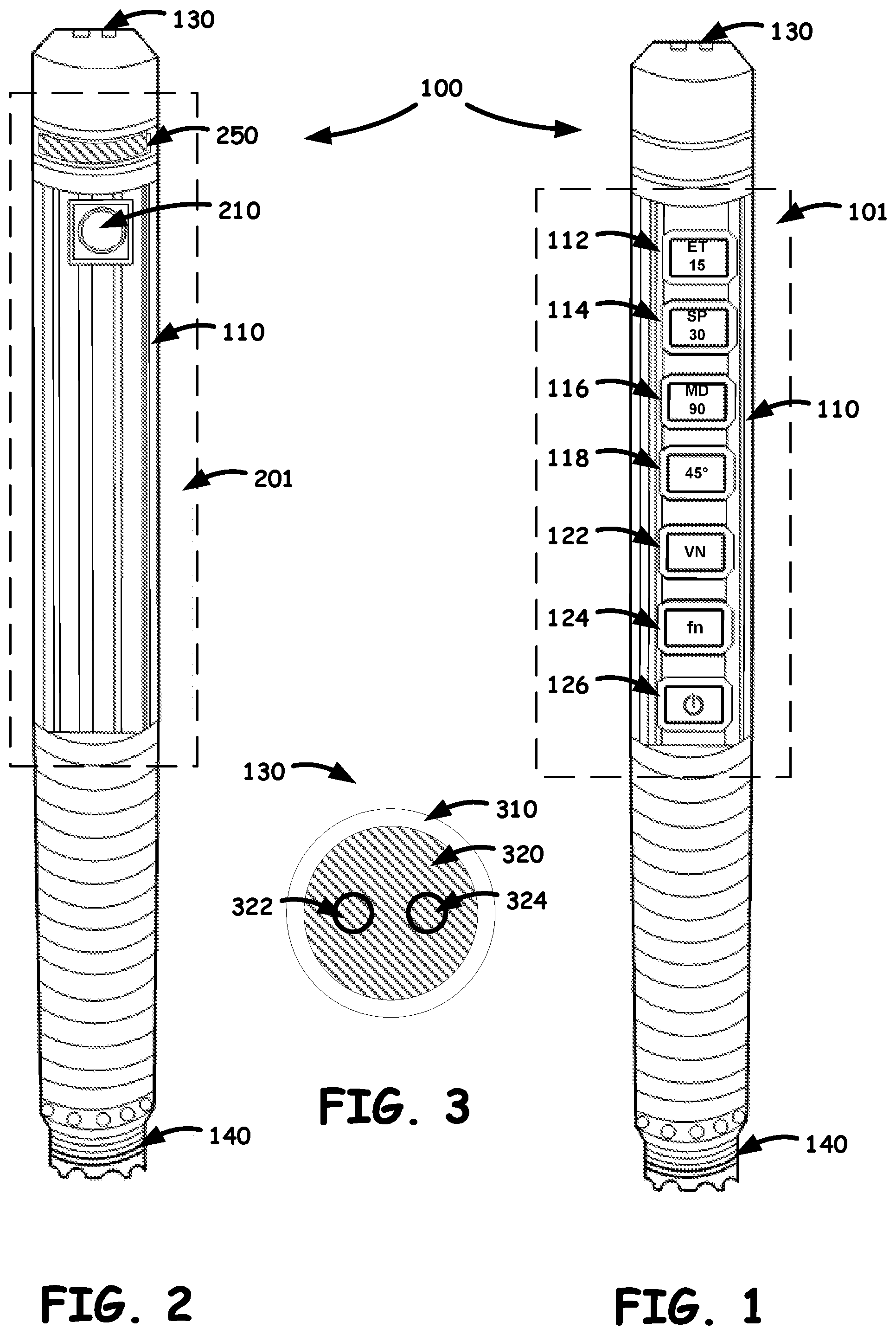 Patent US11793404 — Handheld testing device including multiple timers — Figure 1