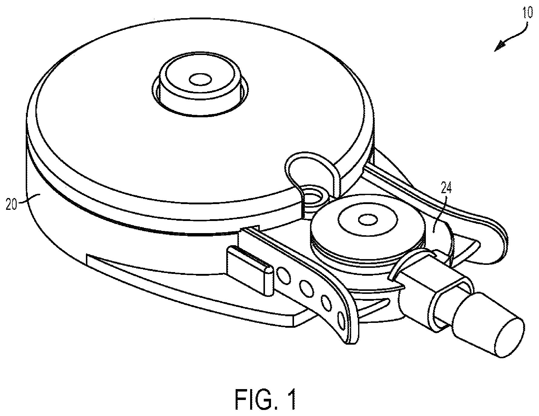 Patent US11793432 — Biological fluid collection device and biological fluid collection system — Figure 1