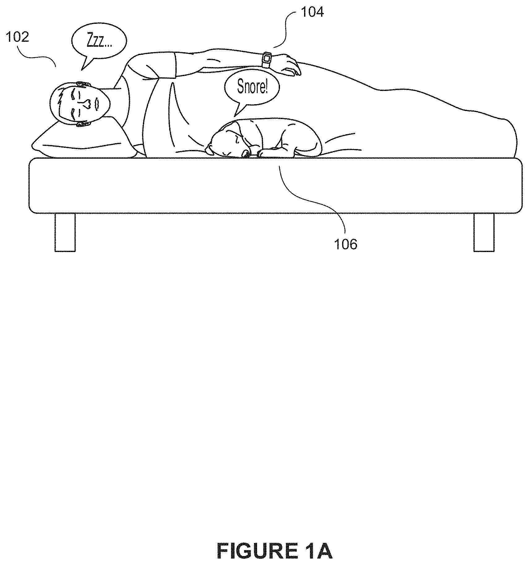 Patent US11793453 — Detecting and measuring snoring — Figure 1