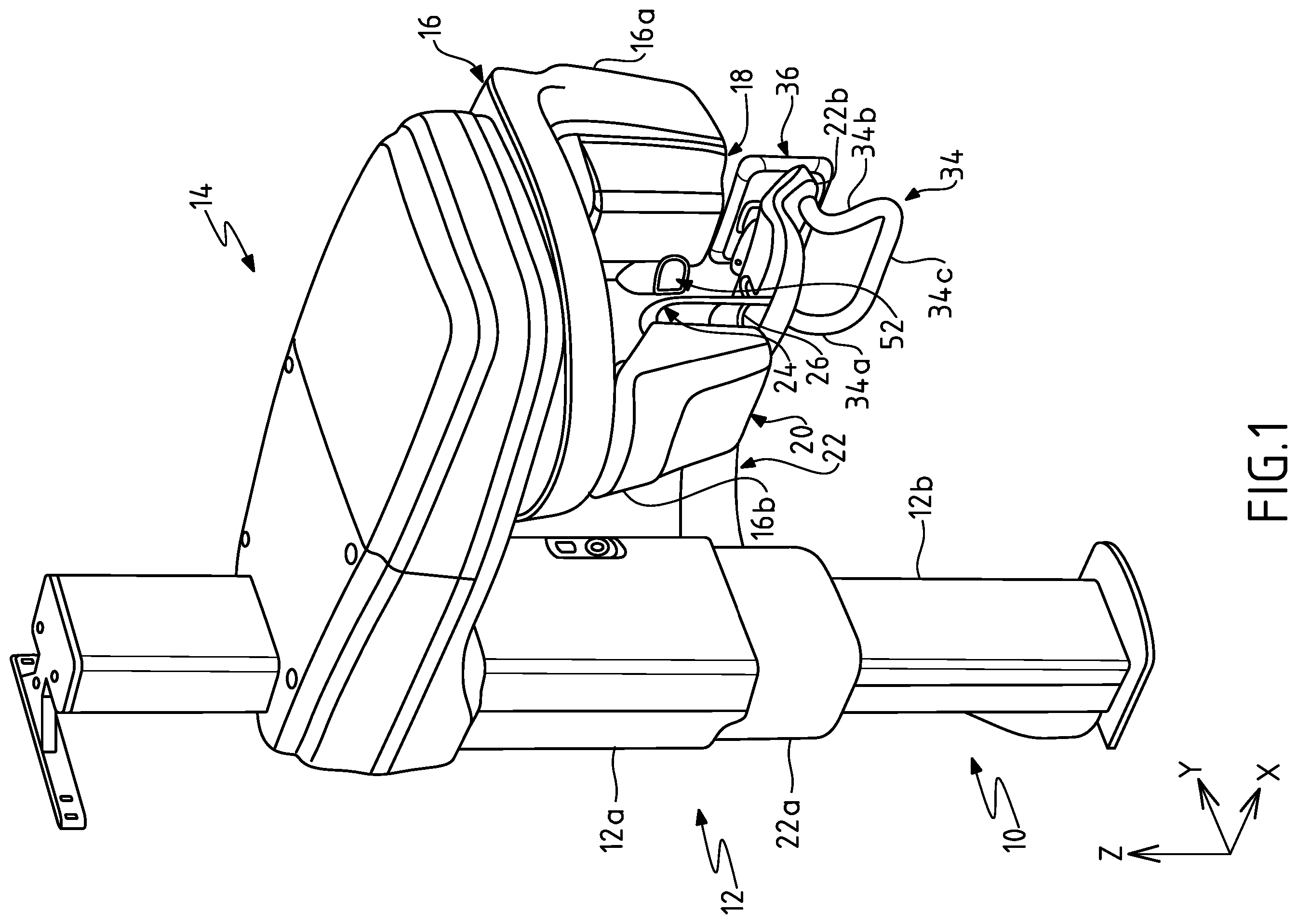 Patent US11793476 — Method and a system for obtaining operating parameters for x ray data acquisition — Figure 1