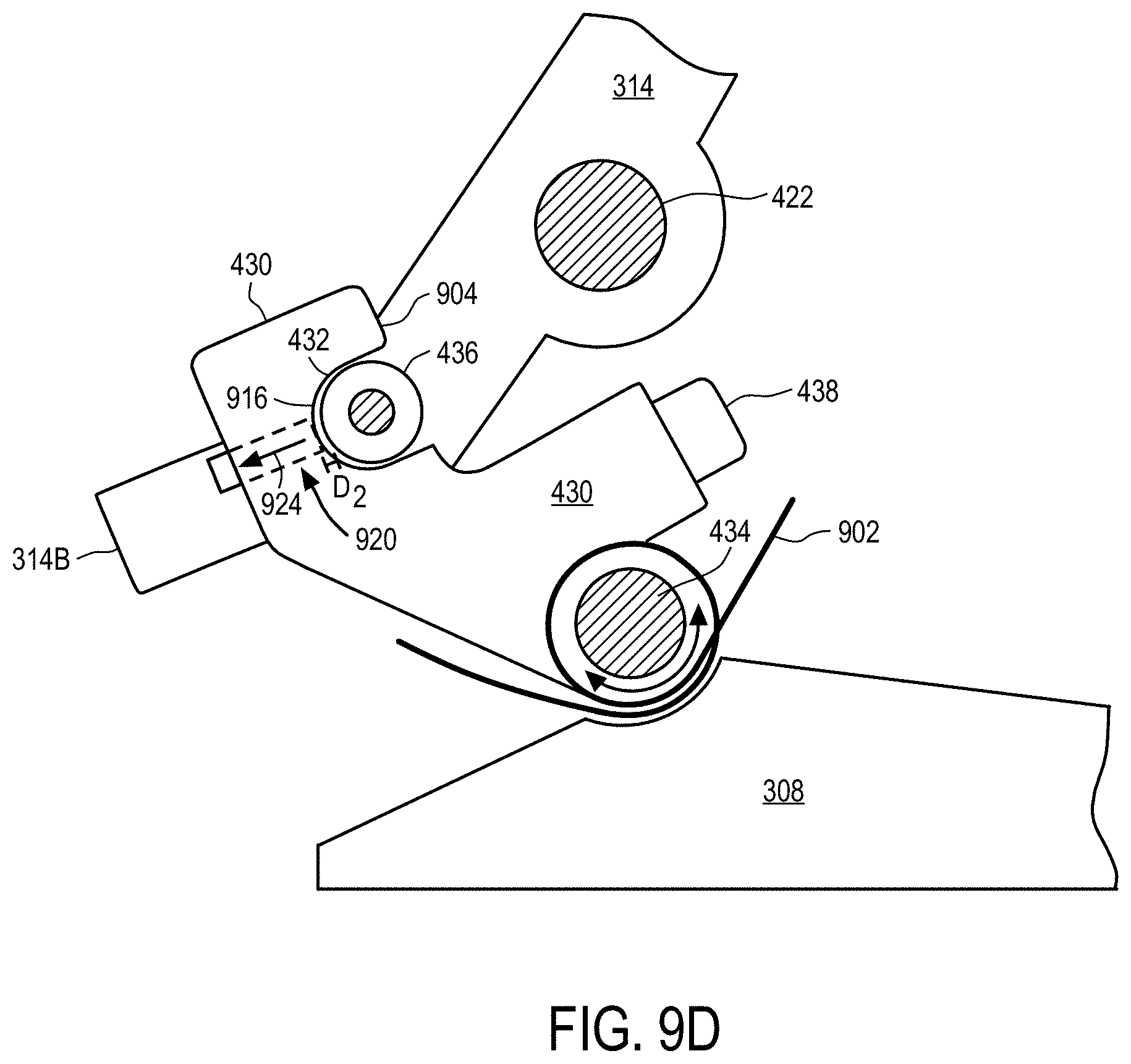 Patent US11793500 Figure 14 – Adjustable force and ball bearing attachment mechanism for docking cannulas to surgical robotic arms