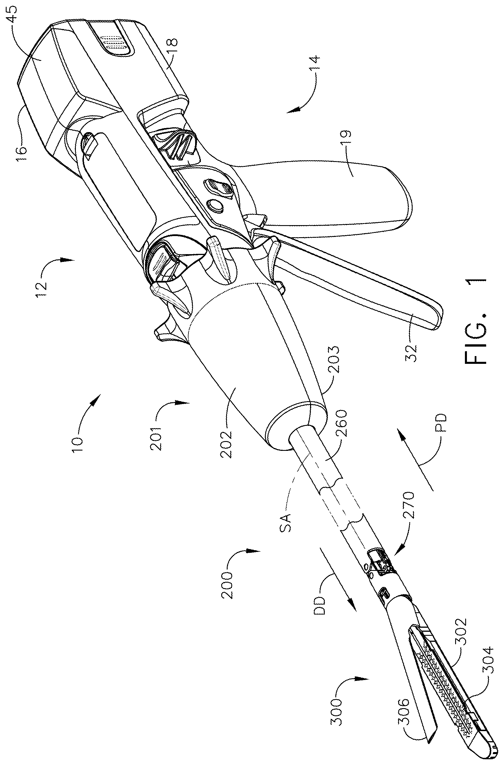 Patent US11793513 — Systems and methods for controlling motor speed according to user input for a surgical instrument — Figure 1