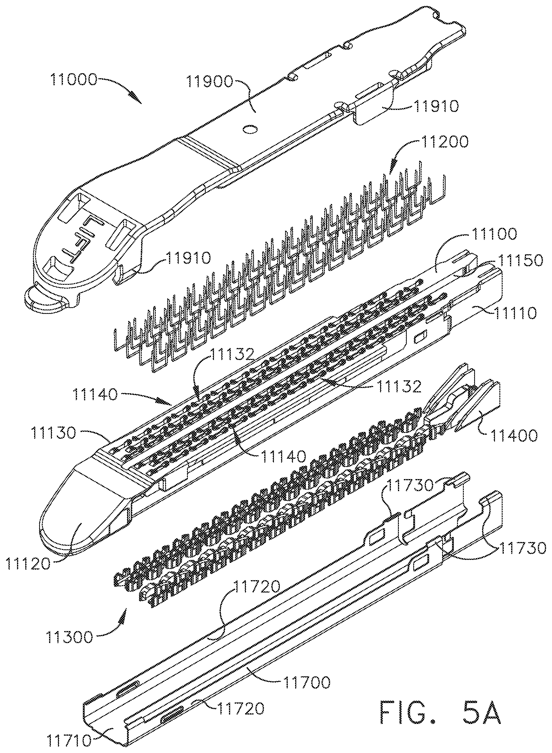Patent US11793514 Figure 6 – Staple cartridge comprising sensor array which may be embedded in cartridge body