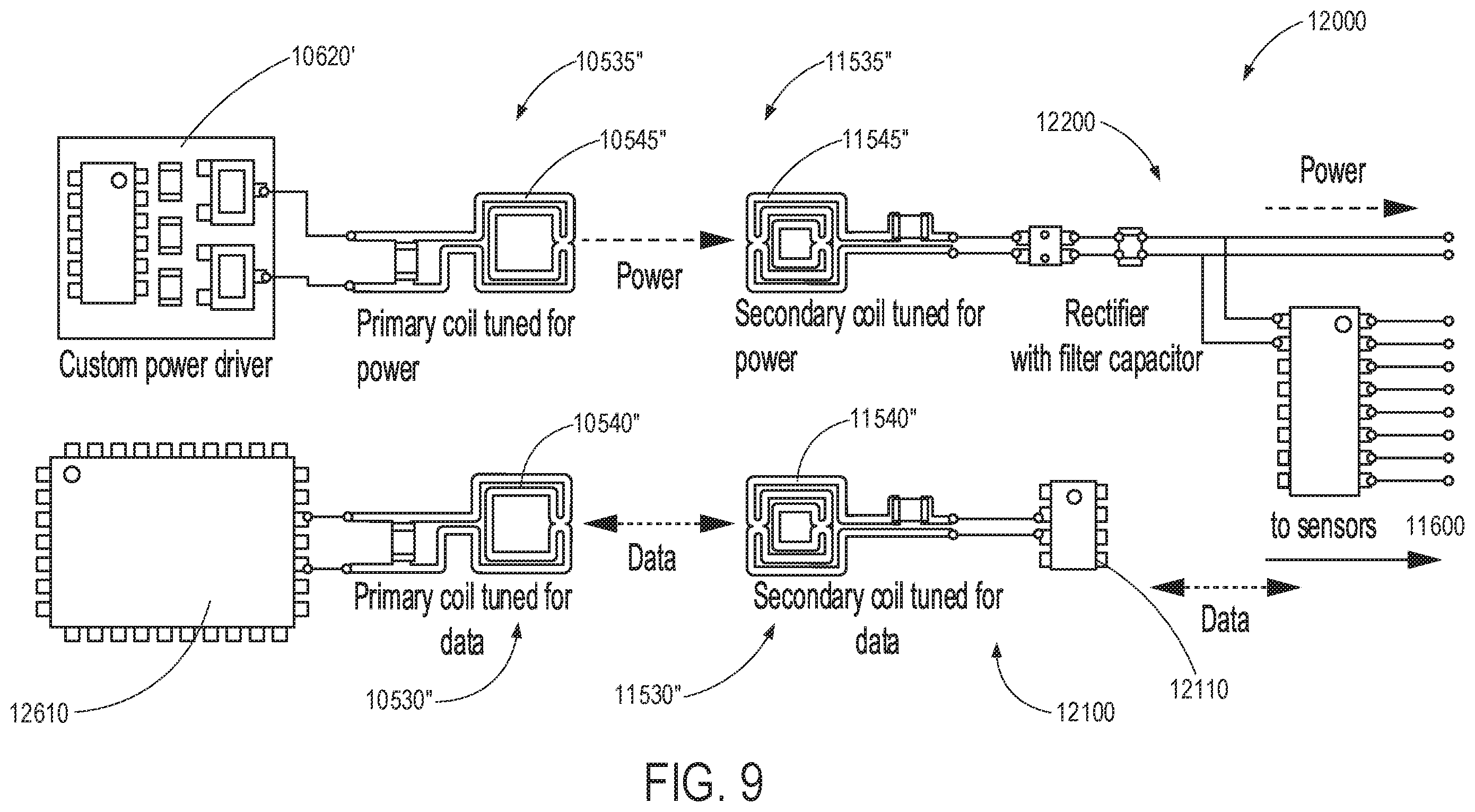 Patent US11793514 Figure 14 – Staple cartridge comprising sensor array which may be embedded in cartridge body