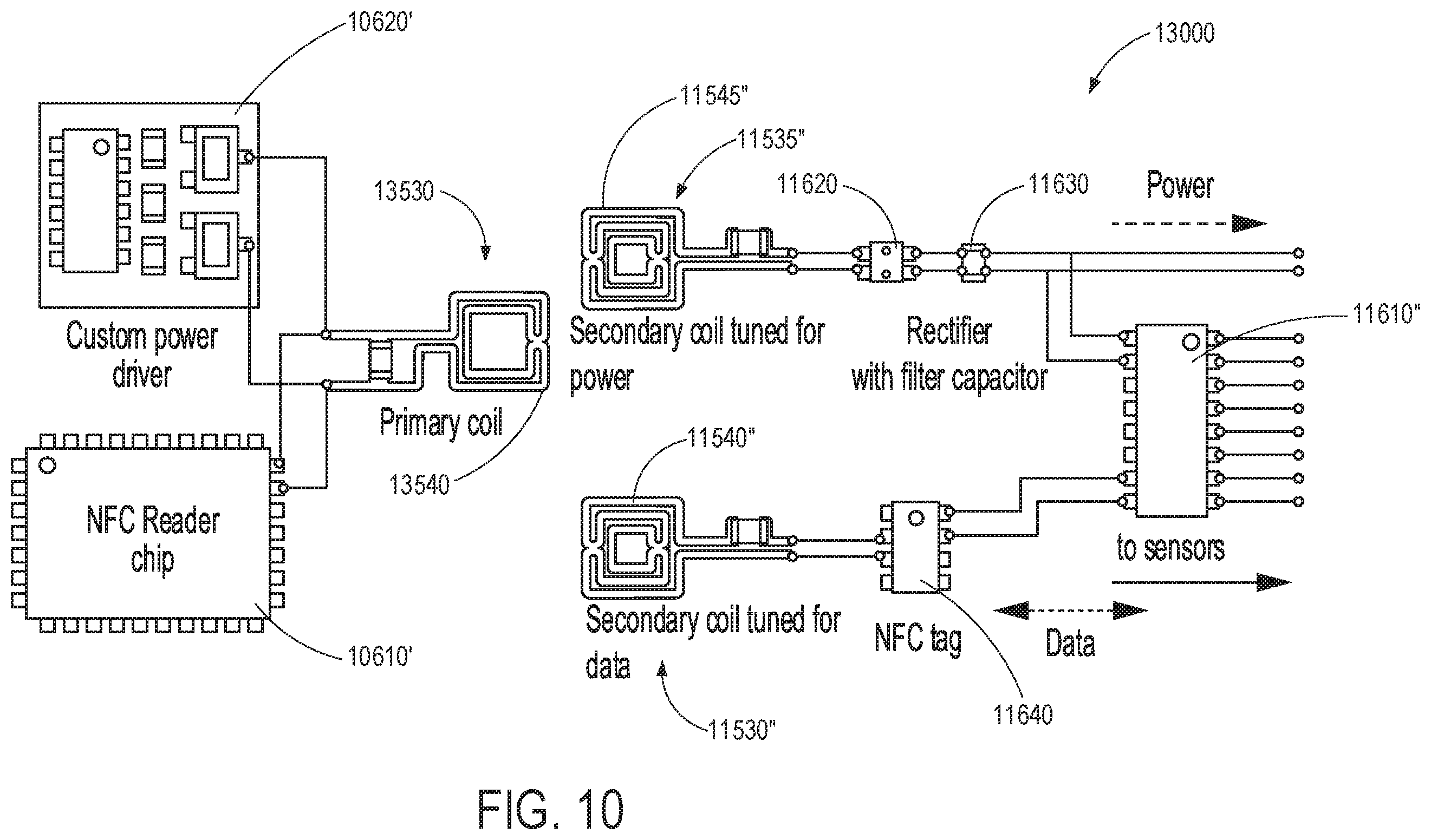 Patent US11793514 Figure 15 – Staple cartridge comprising sensor array which may be embedded in cartridge body