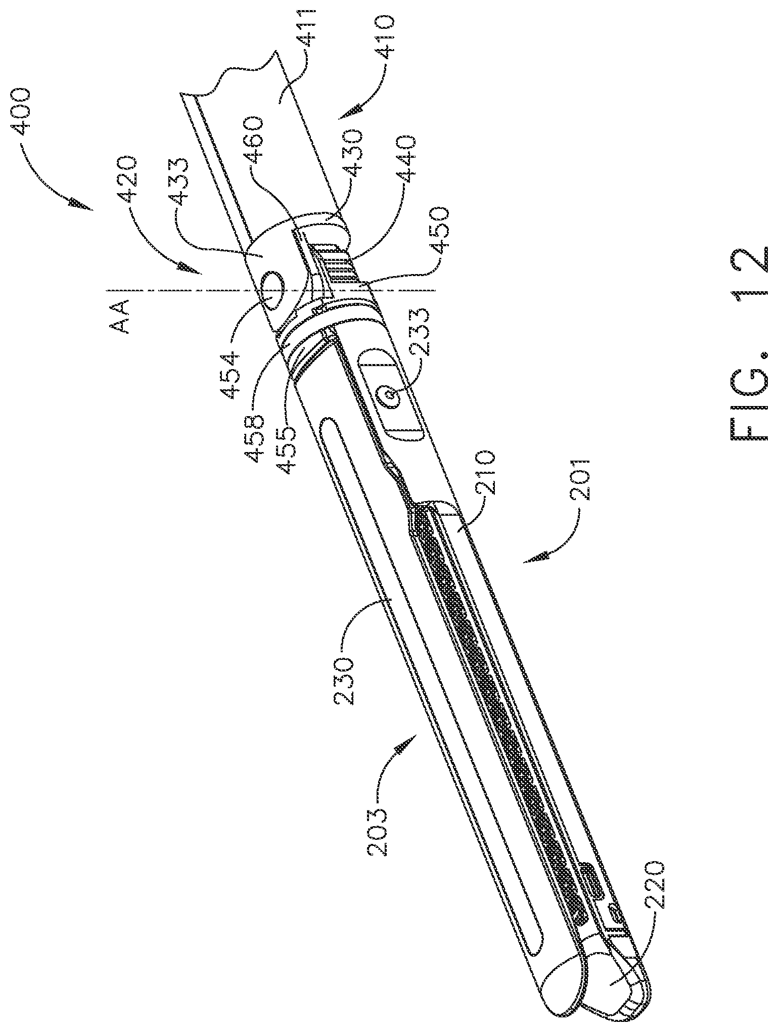 Patent US11793516 Figure 12 – Surgical staple cartridge comprising longitudinal support beam