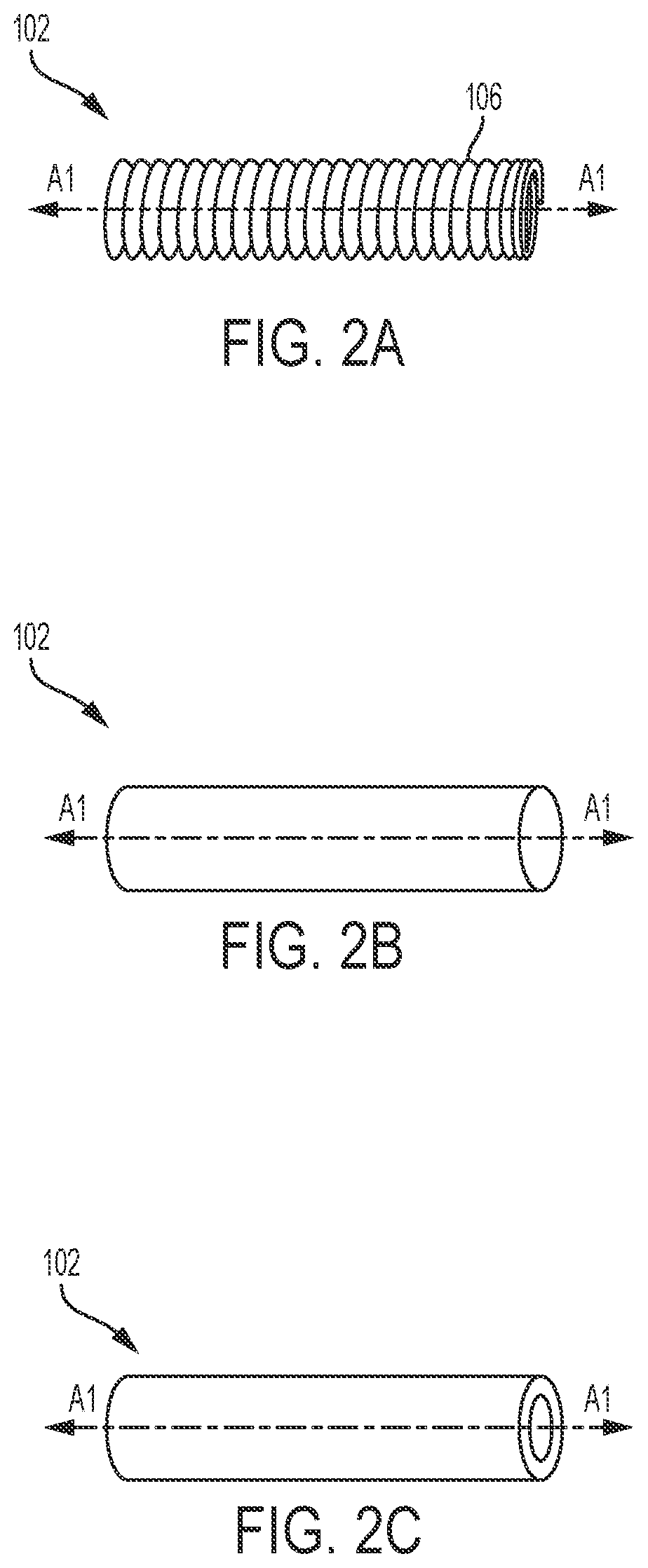 Patent US11793523 Figure 2 – Aneurysm treatment coils and associated systems and methods of use