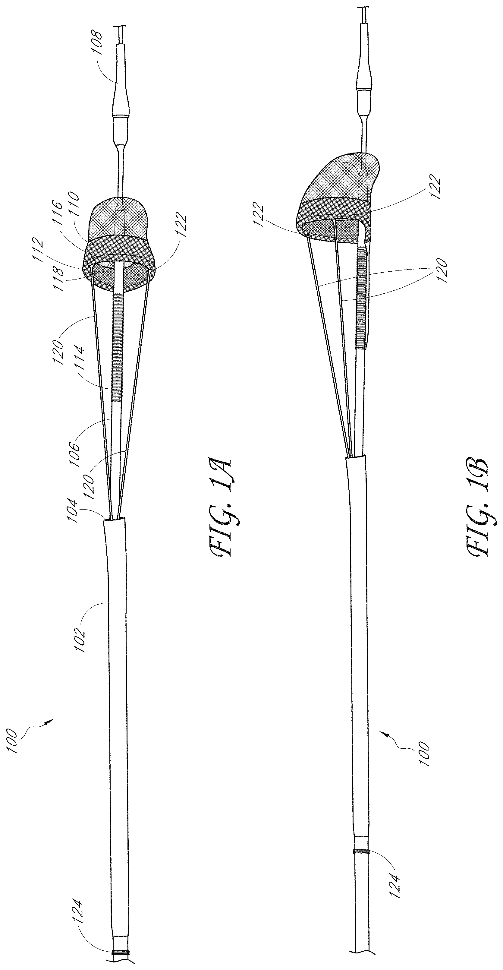 Patent US11793531 — Axial lengthening thrombus capture system, tensioning system and expandable funnel catheter — Figure 1