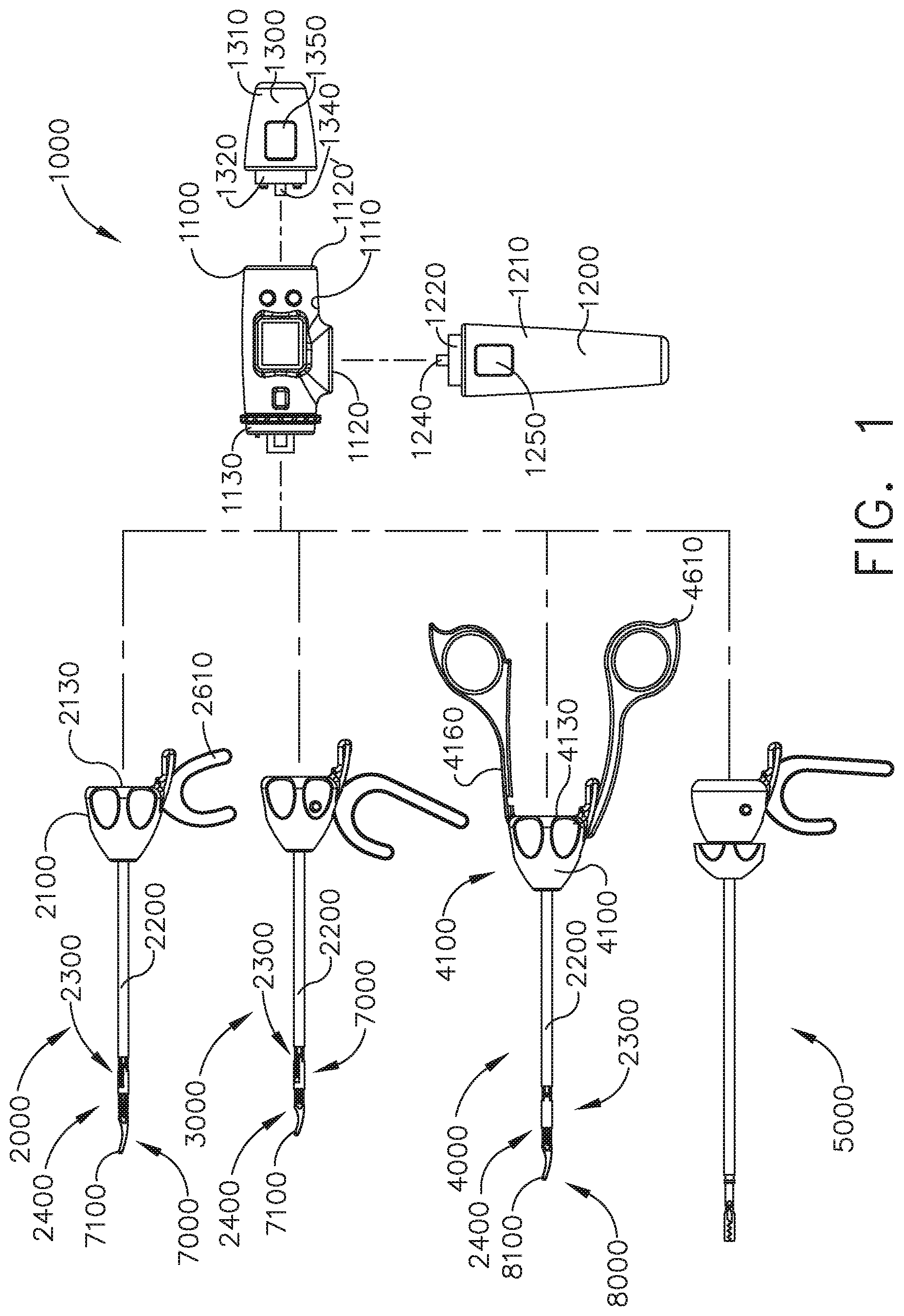 Patent US11793537 — Surgical instrument comprising an adaptive electrical system — Figure 1