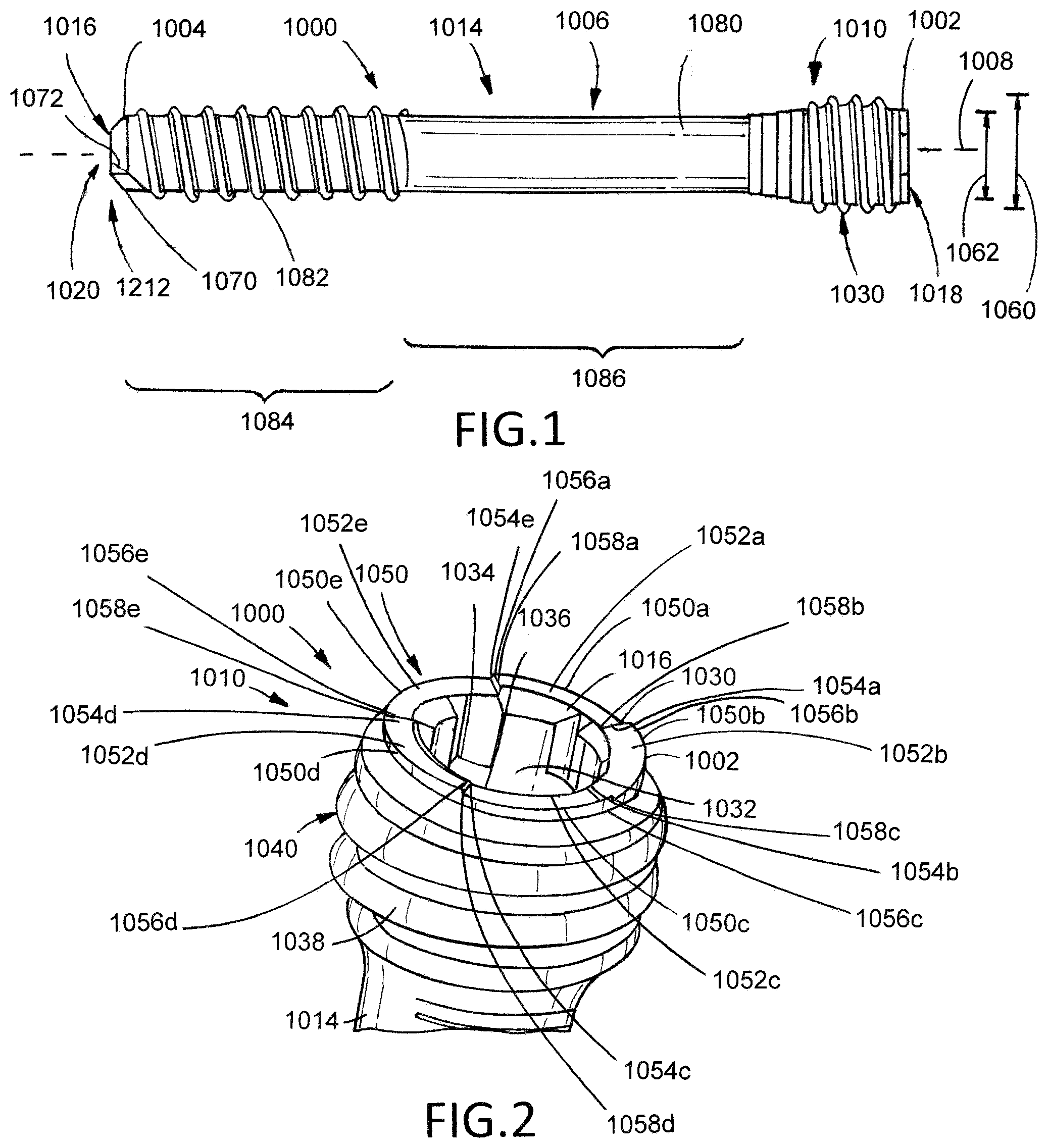 Patent US11793559 — Removable orthopedic screws — Figure 1