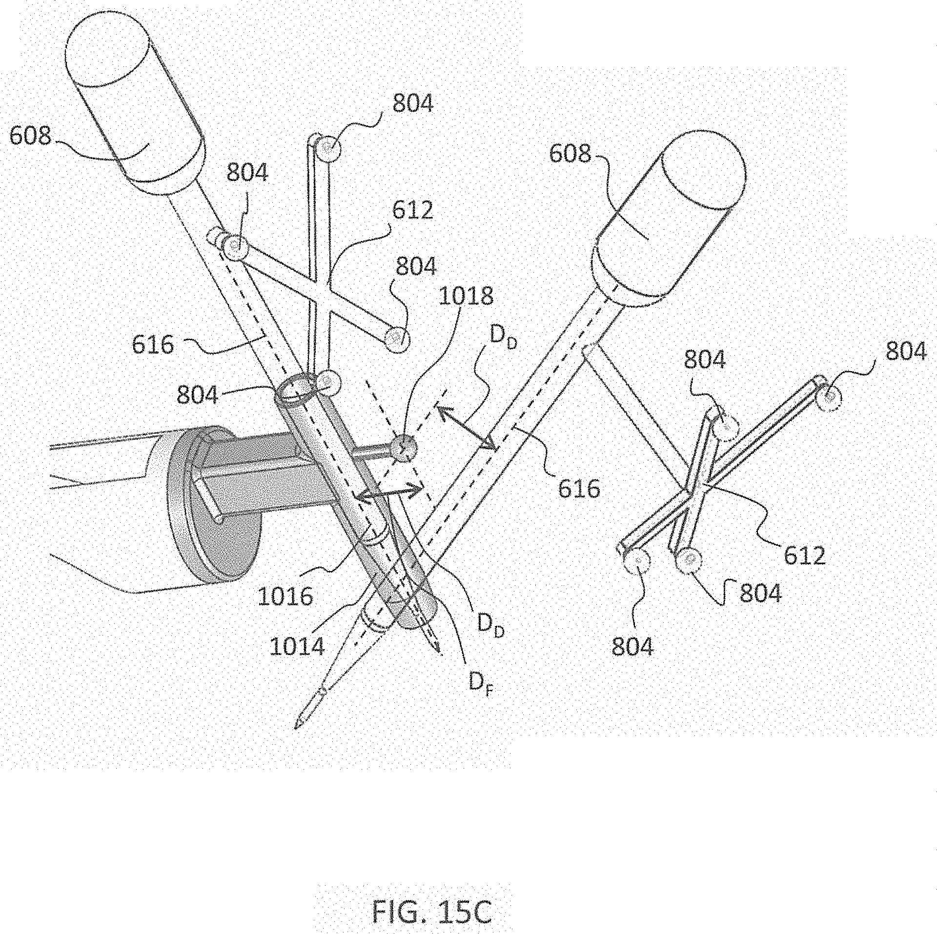 Patent US11793570 Figure 16 – Surgical robotic automation with tracking markers