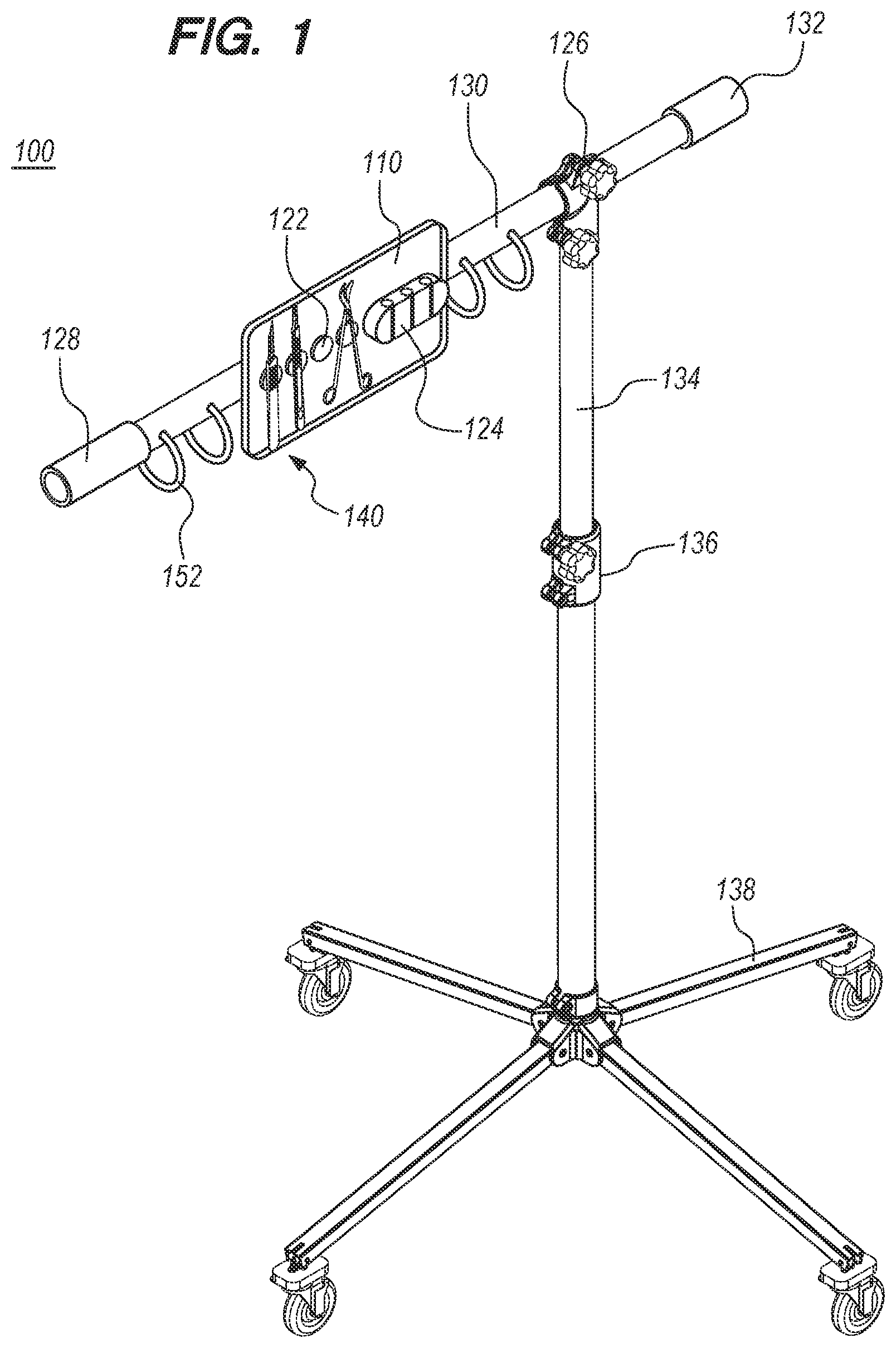 Patent US11793589 — Surgical instrument stand — Figure 1