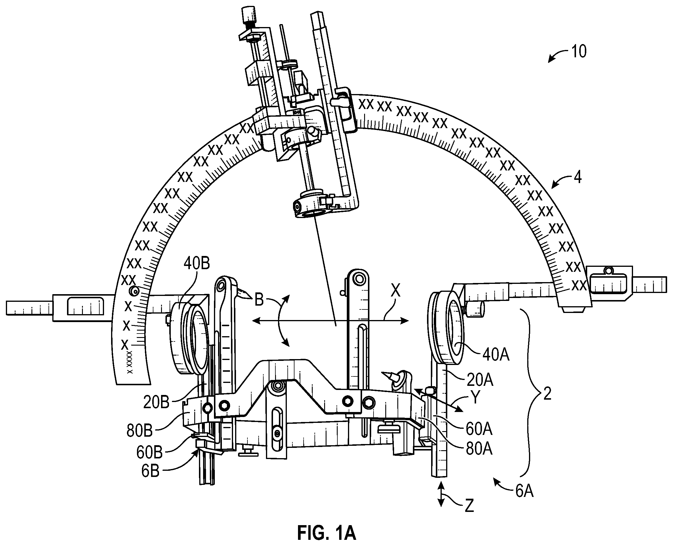 Patent US11793592 — Systems and methods for a stereotactic coordinate adjuster — Figure 1