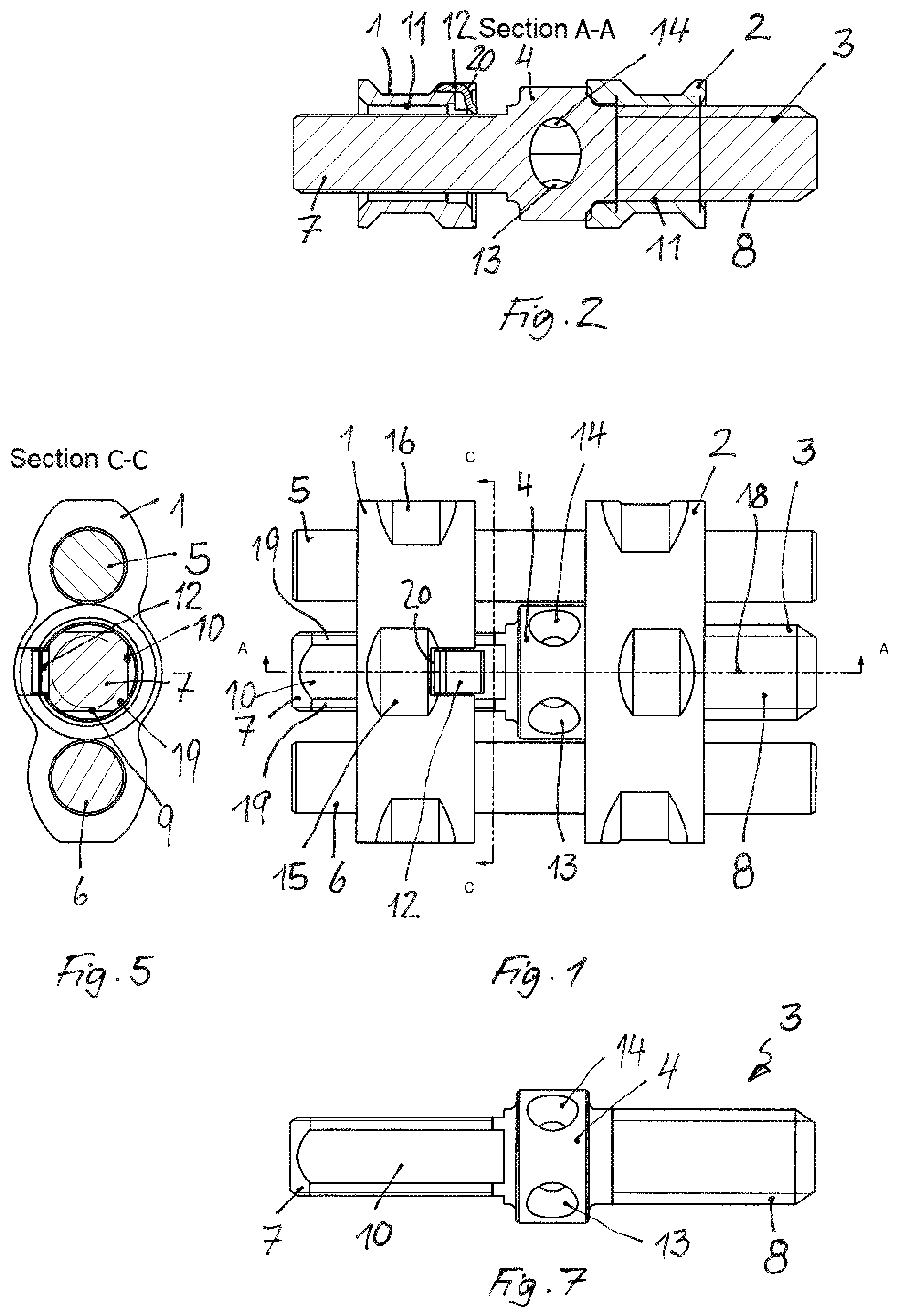 Patent US11793607 — Orthodontic expansion screw — Figure 1