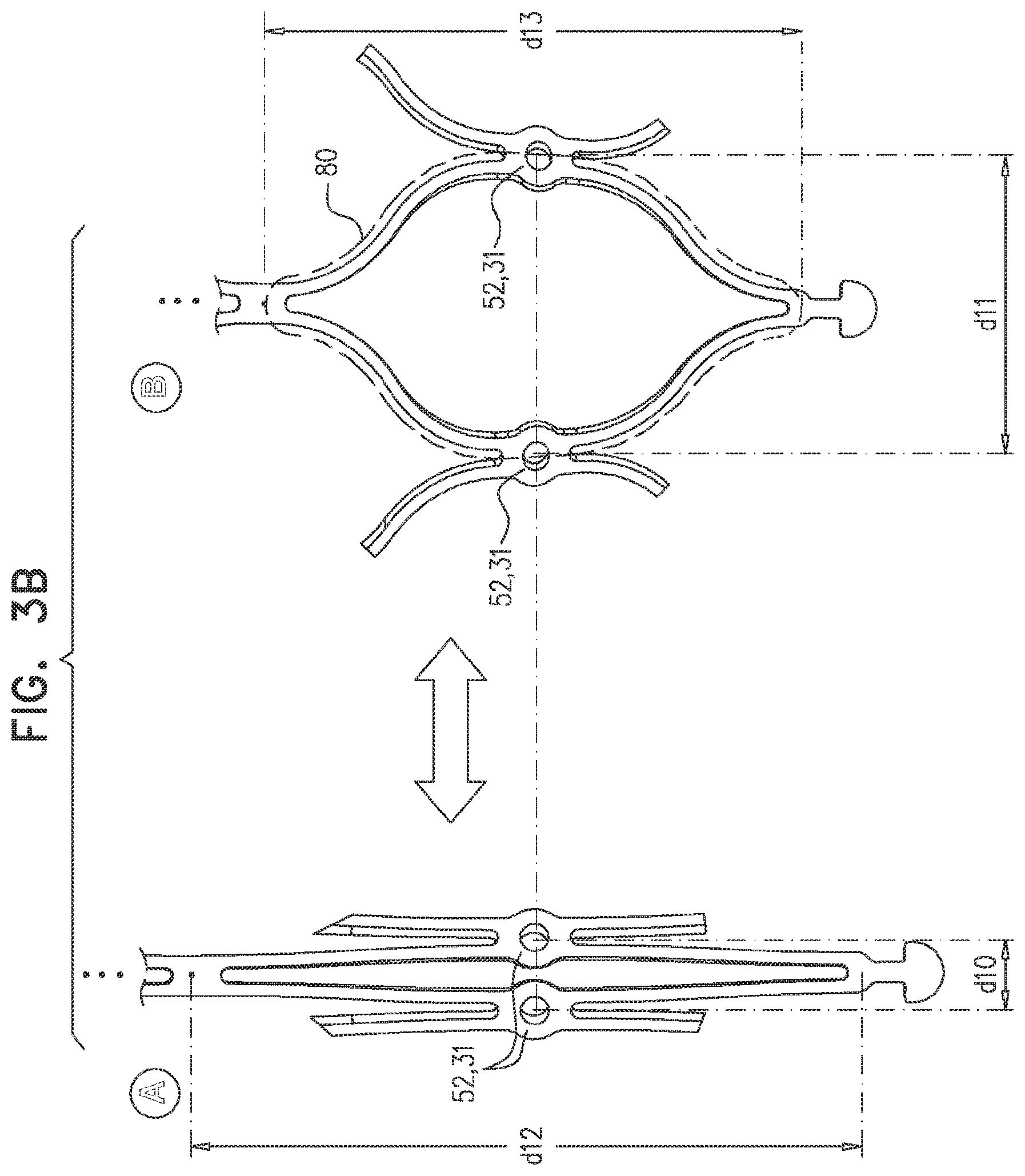 Patent US11793635 Figure 5 – Prosthetic valve with angularly offset frames