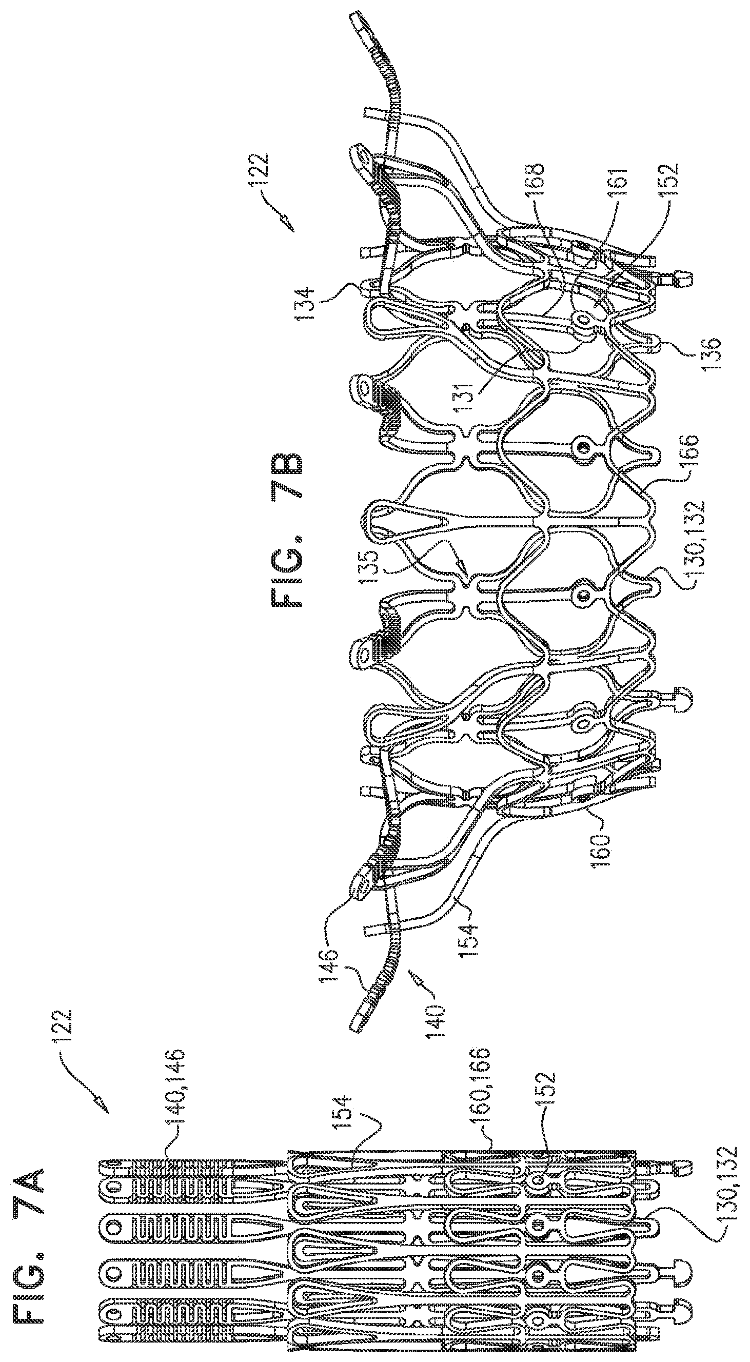 Patent US11793638 Figure 12 – Prosthetic valve with pivoting tissue anchor portions