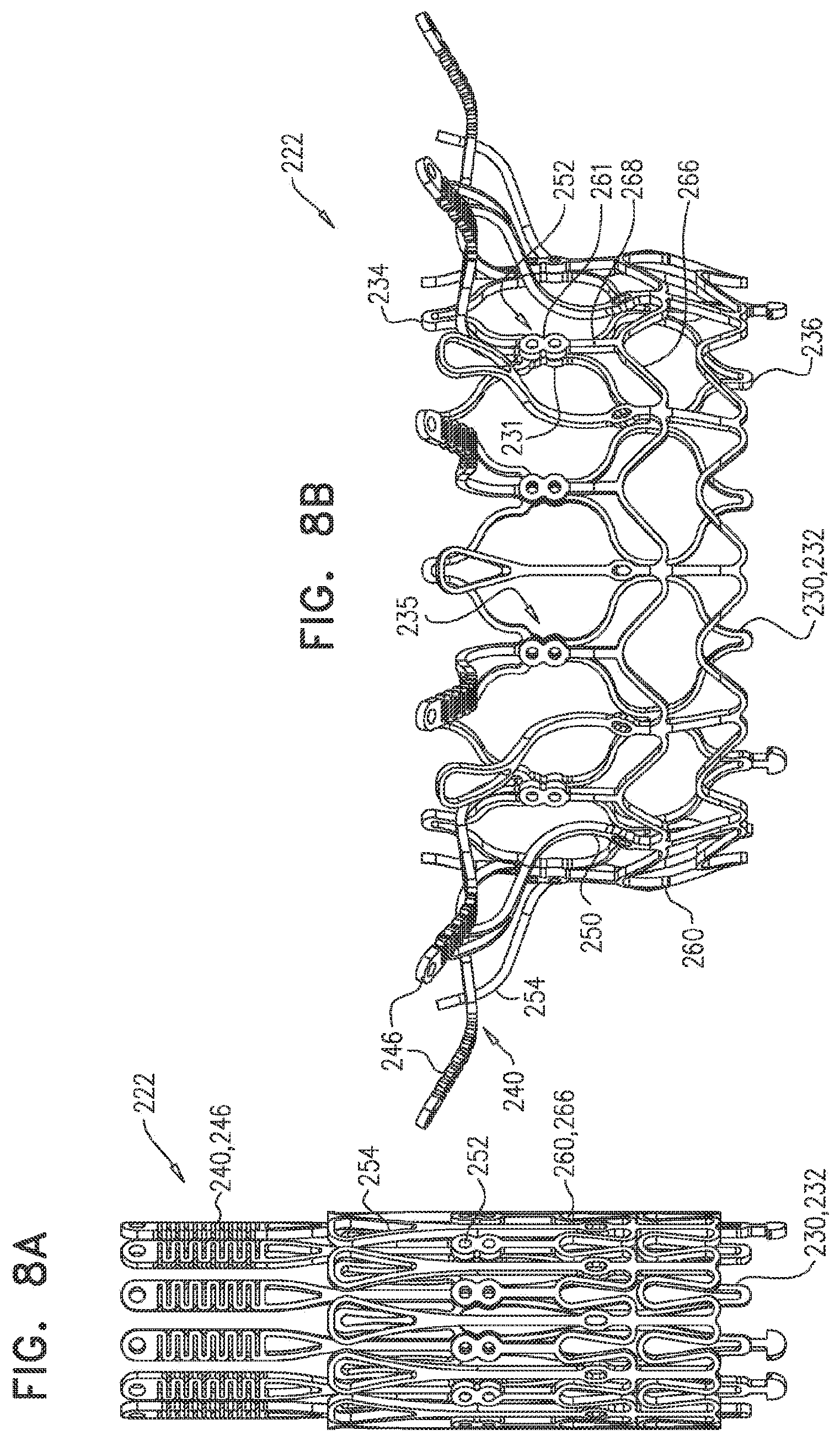 Patent US11793638 Figure 13 – Prosthetic valve with pivoting tissue anchor portions