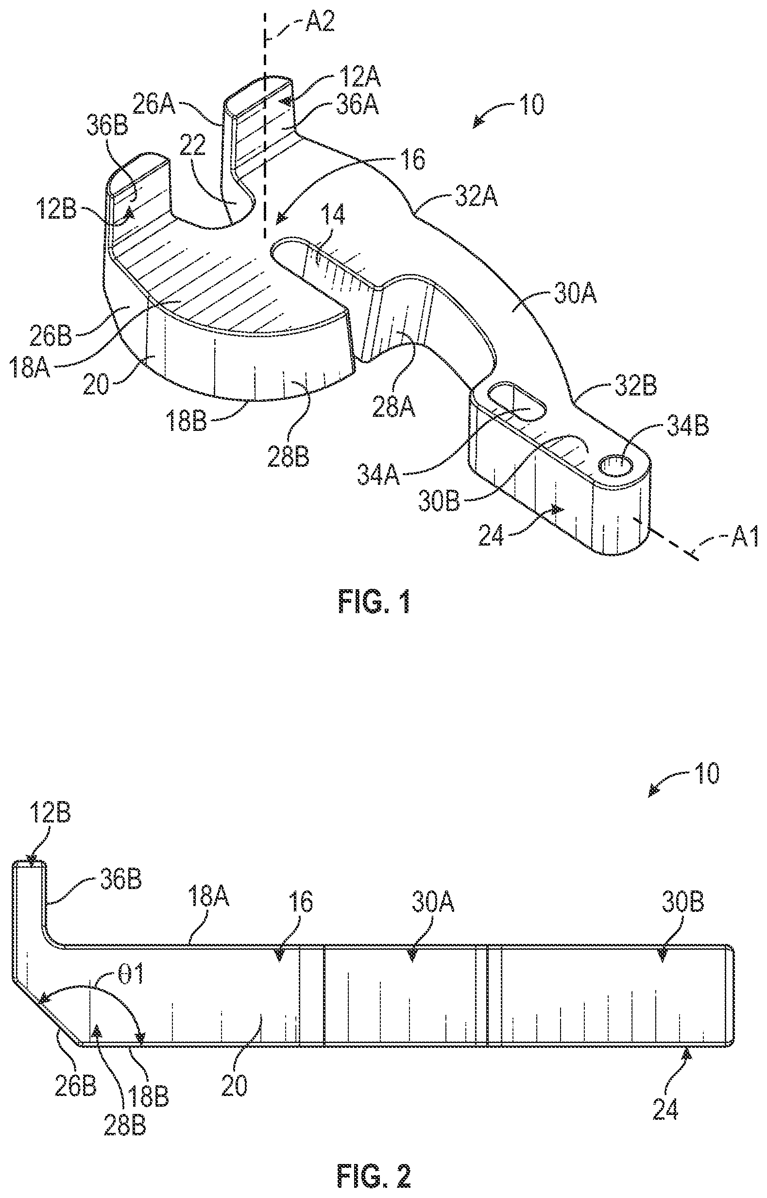 Patent US11793650 — Prosthetic knee implant systems and methods with linked tibial rotation — Figure 1