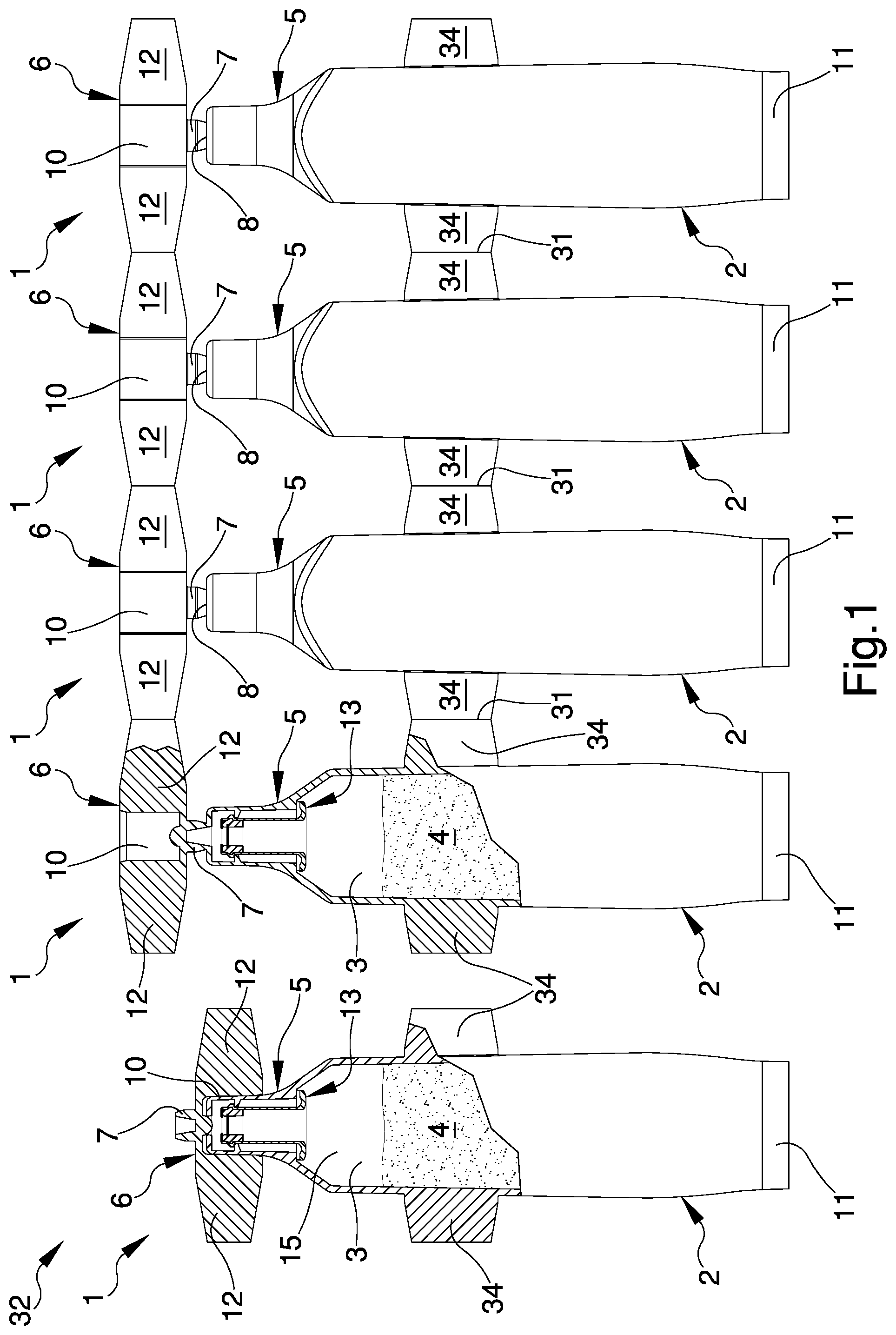 Patent US11793718 Figure 1 – Container, particularly for medical products, pharmaceuticals, cosmetics, food or the like