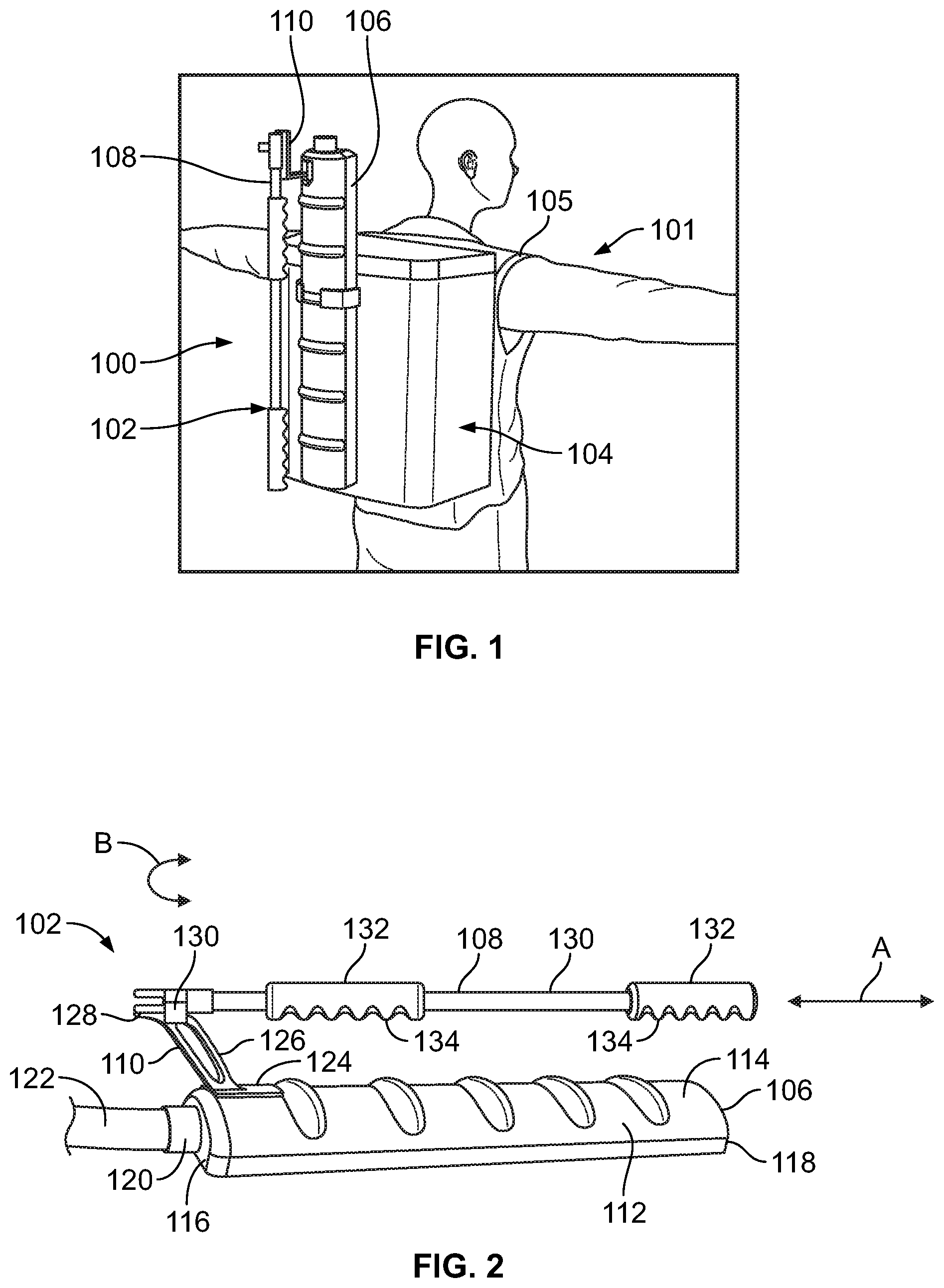 Patent US11793896 — Portable sanitizing systems and methods — Figure 1