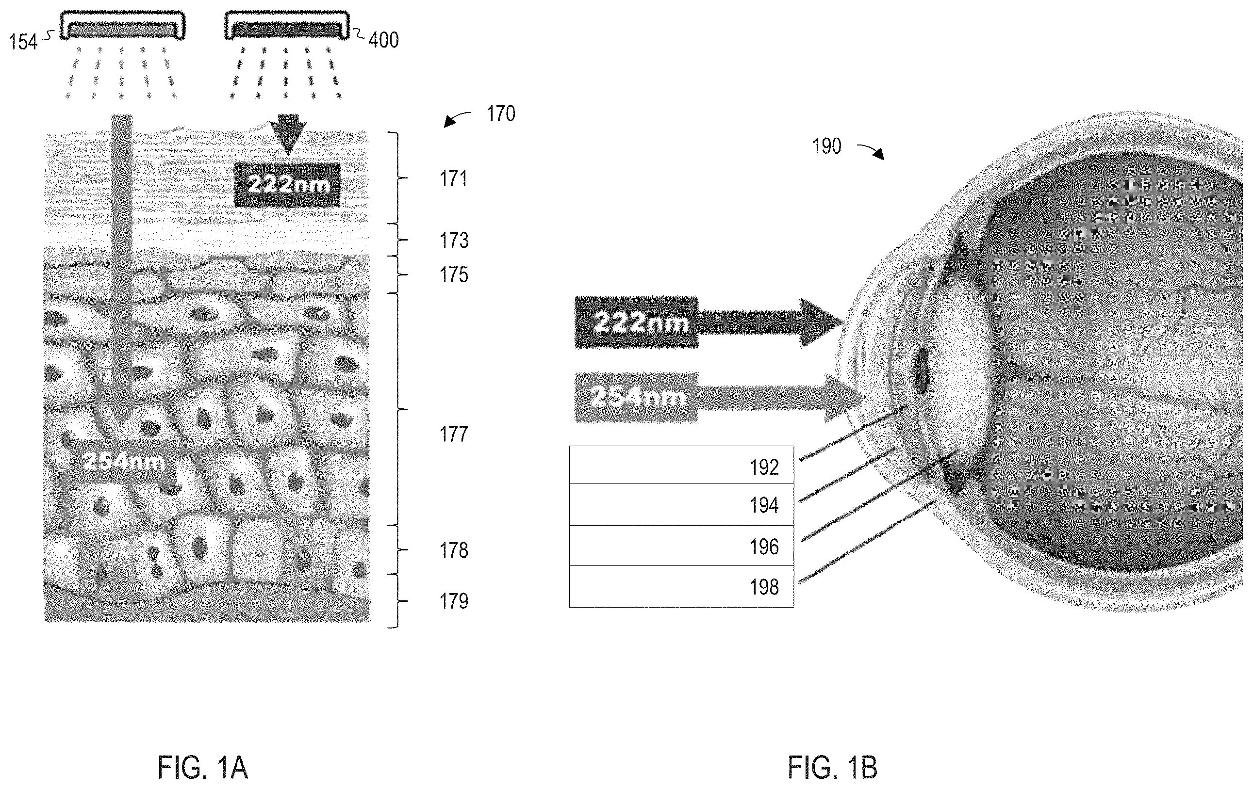 Patent US11793904 — Protective respirator utilizing far UV-C irradiation — Figure 1