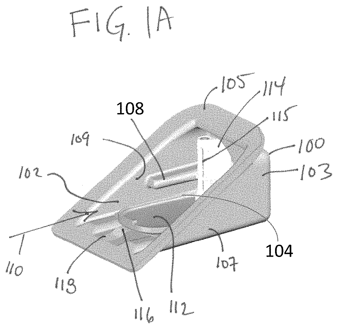 Patent US11793934 — Cartridge and inserter for a medical system — Figure 1