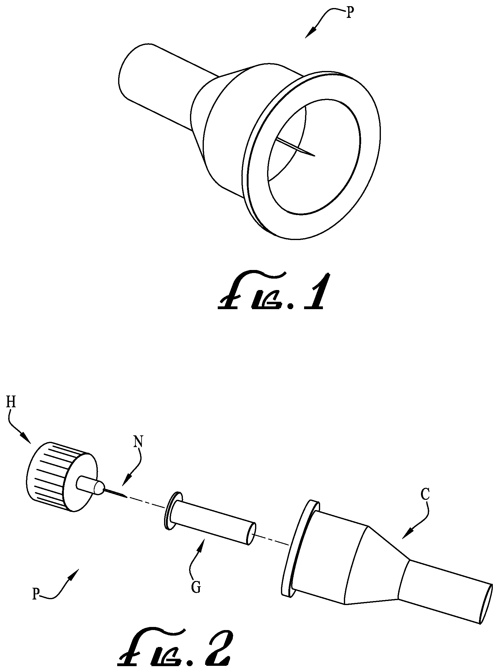 Patent US11793942 — Needle with multi-bevel tip geometry — Figure 1