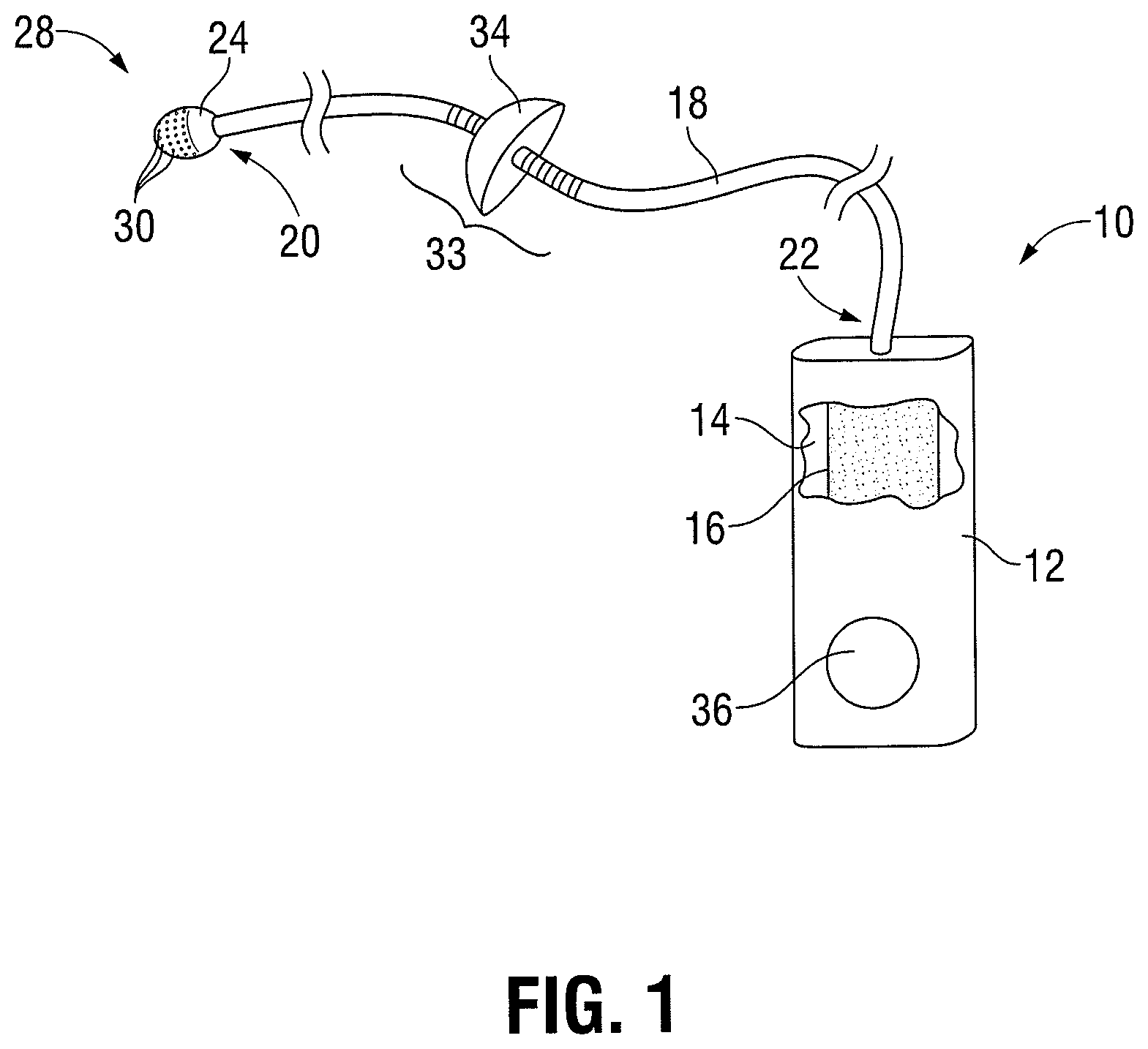 Patent US11793946 Figure 1 – Delivery device and method for intranasal administration of topical therapeutic agents