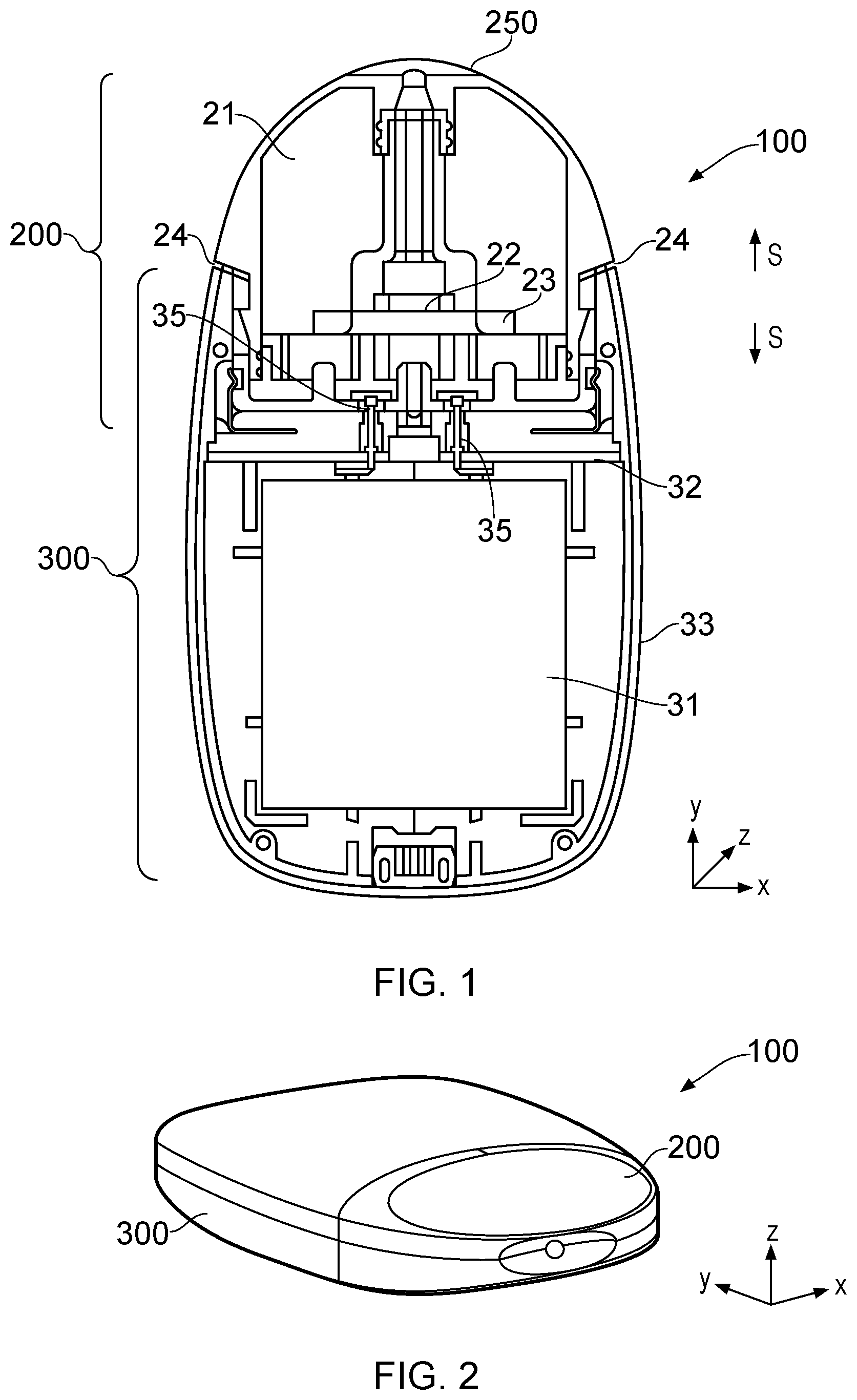 Patent US11793955 Figure 1 – Aerosolizable substrate material detection system and method for a vapor provision system