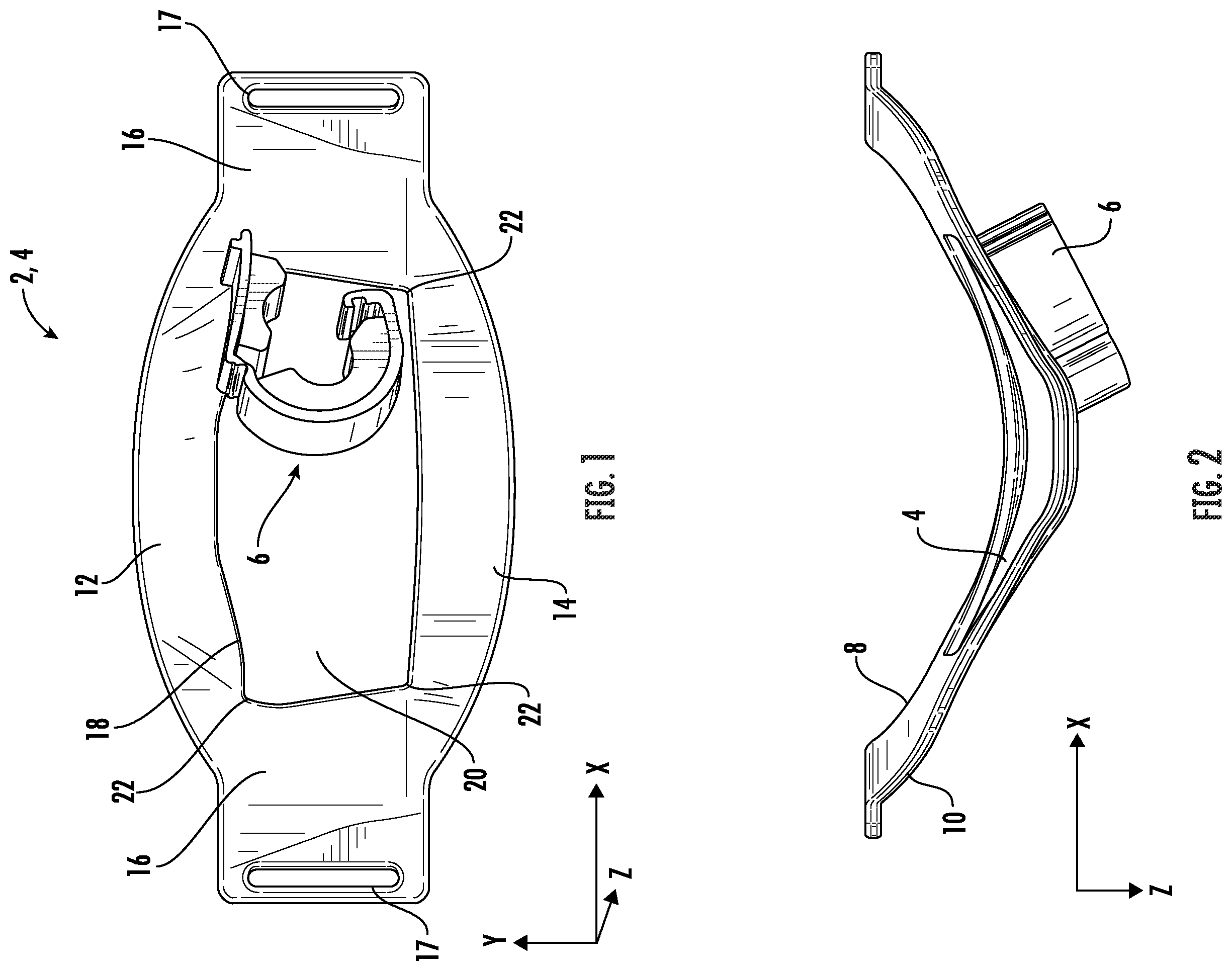 Patent US11793963 Figure 1 – Ambulatory tube support for endotracheal tubing