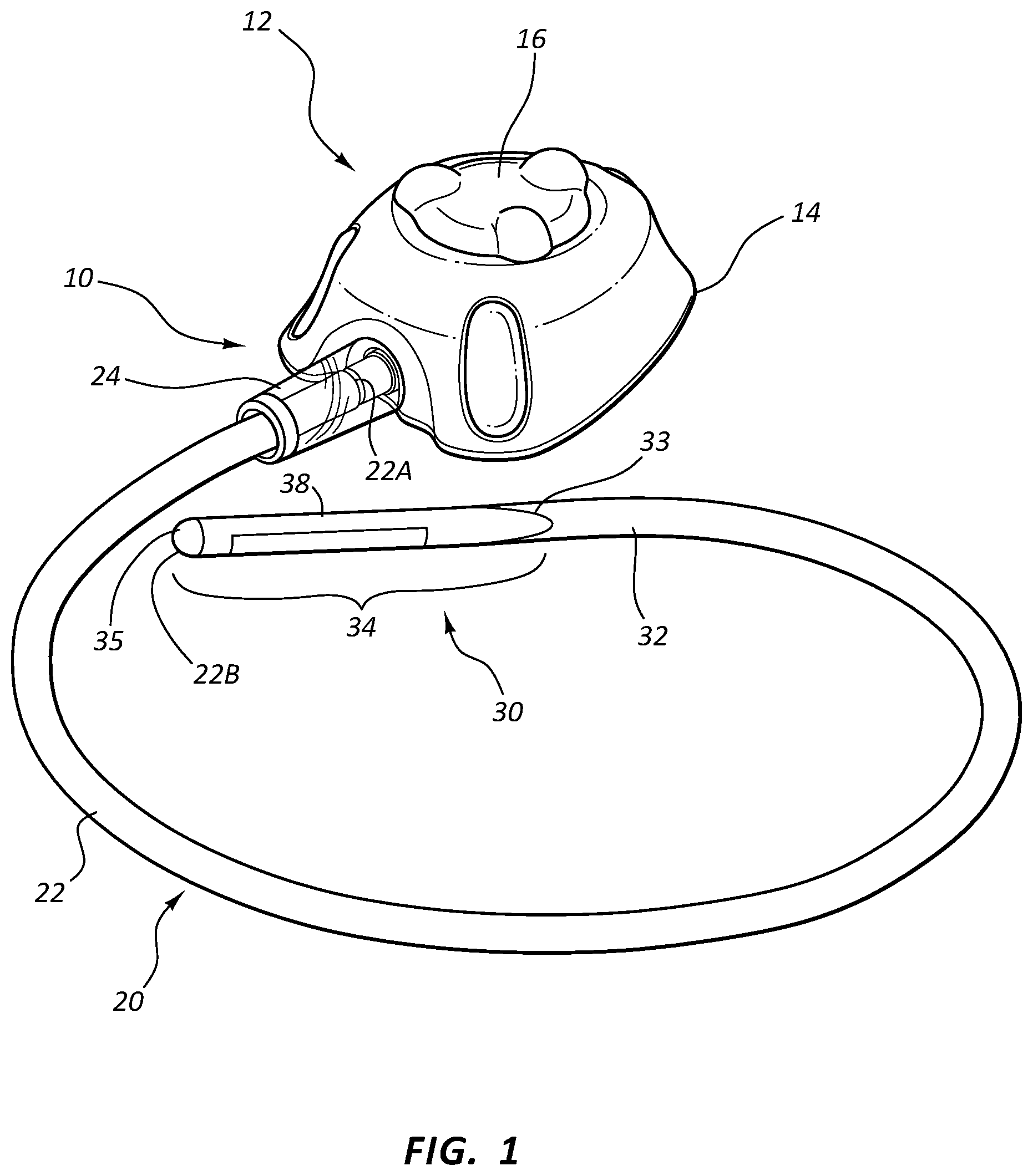 Patent US11793989 — Distal valve for a catheter — Figure 1
